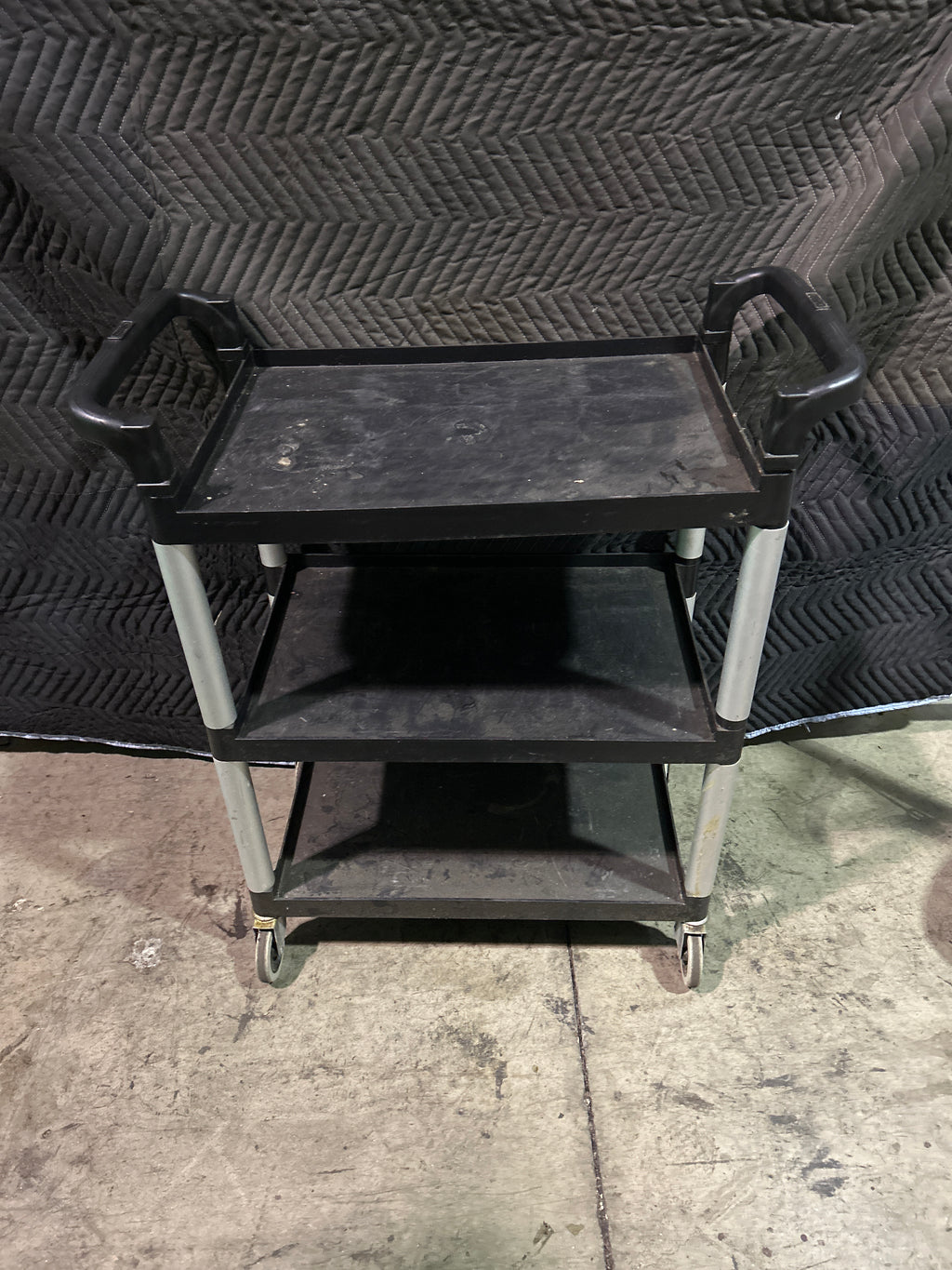 Cambro Three-Tier Plastic Utility Cart