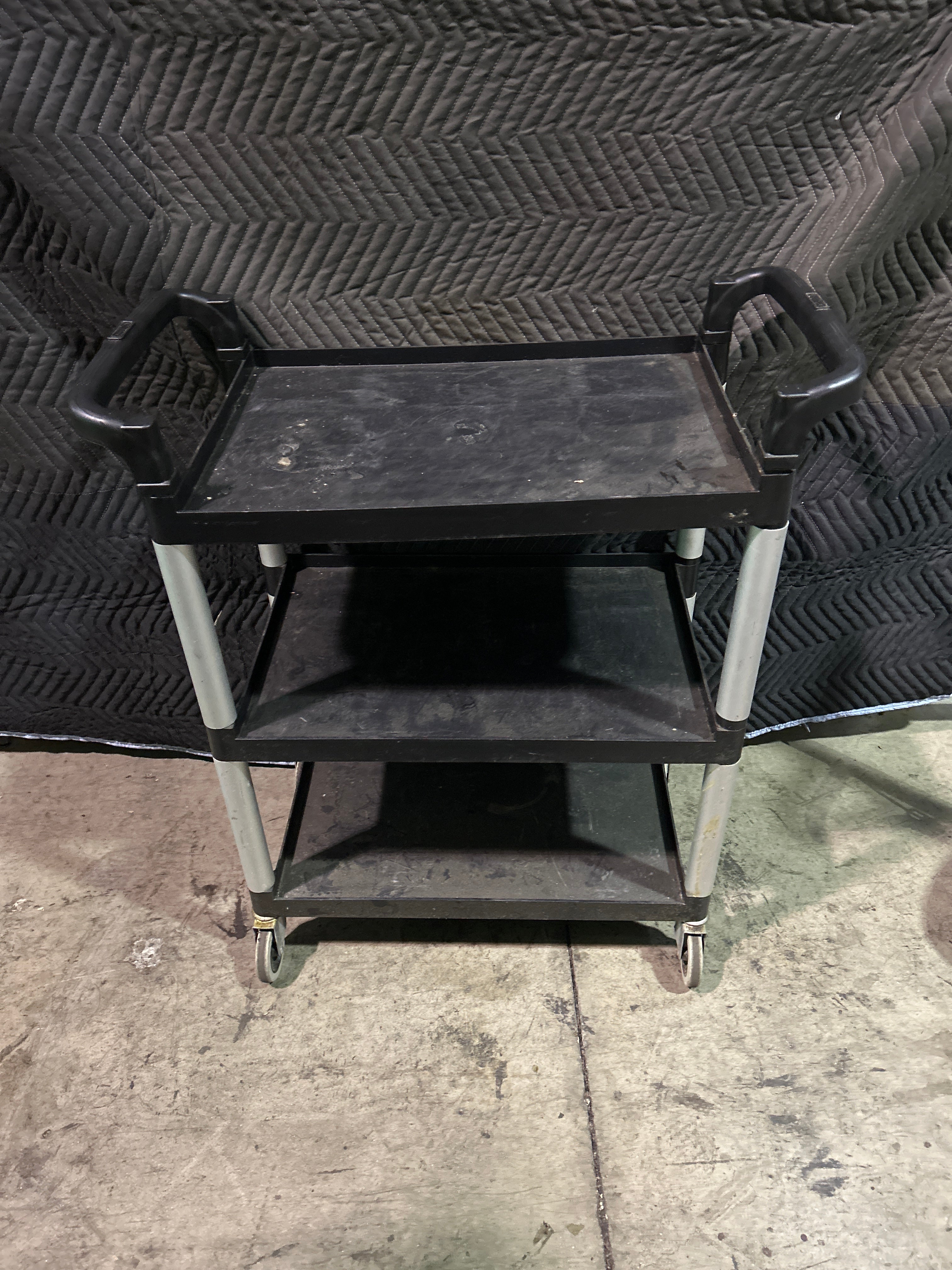 Cambro Three-Tier Plastic Utility Cart