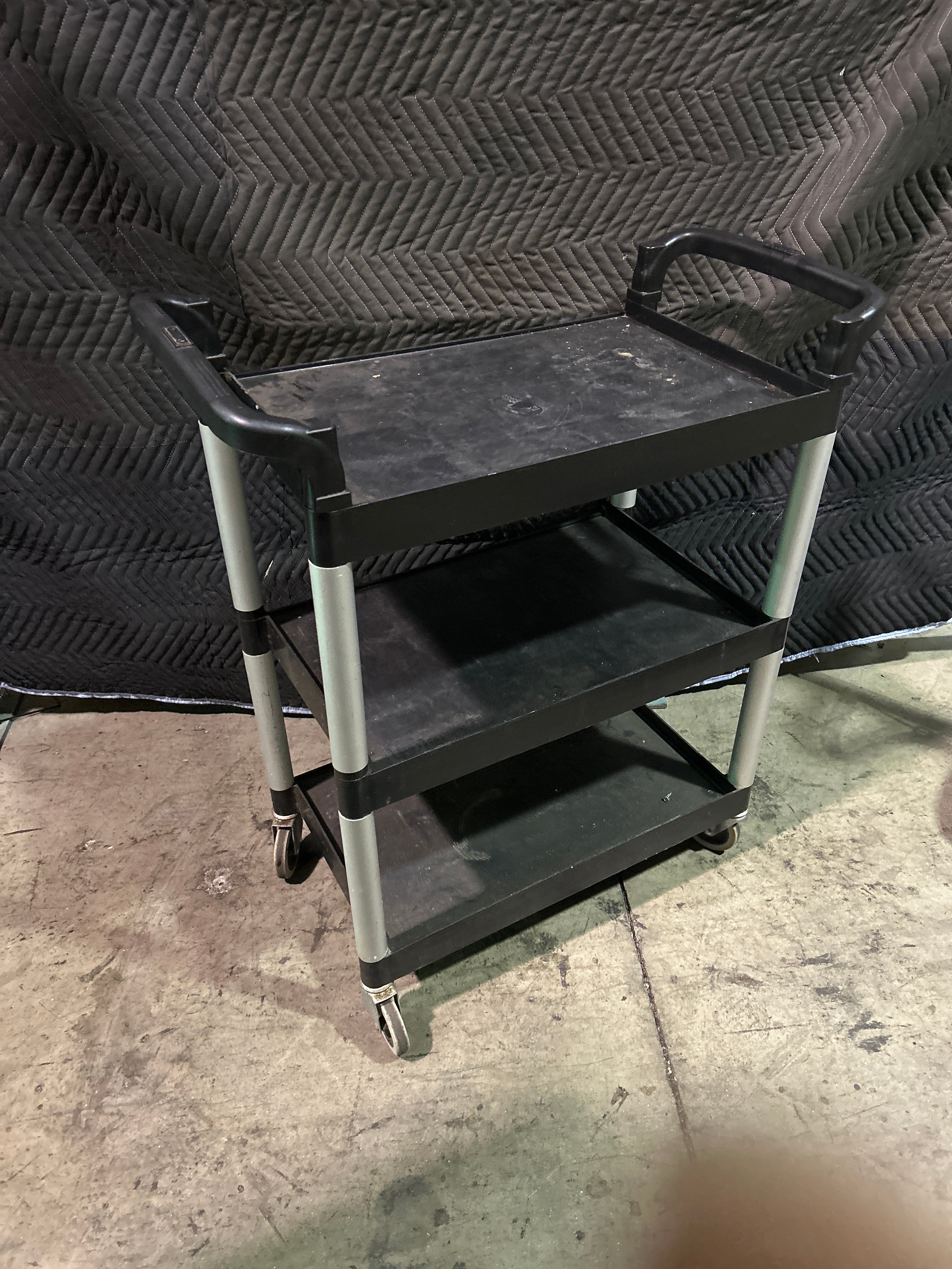 Cambro Three-Tier Plastic Utility Cart