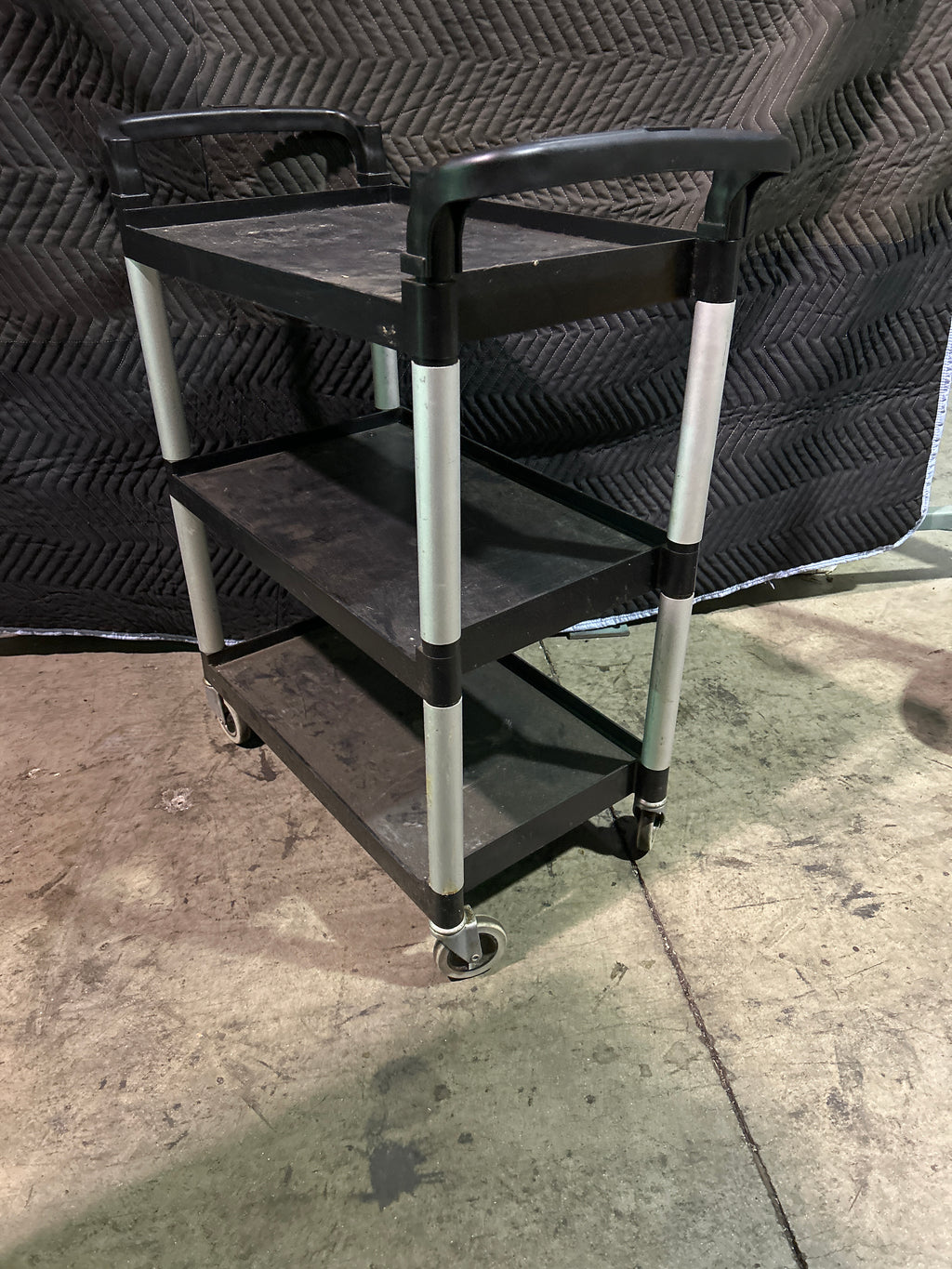 Cambro Three-Tier Plastic Utility Cart