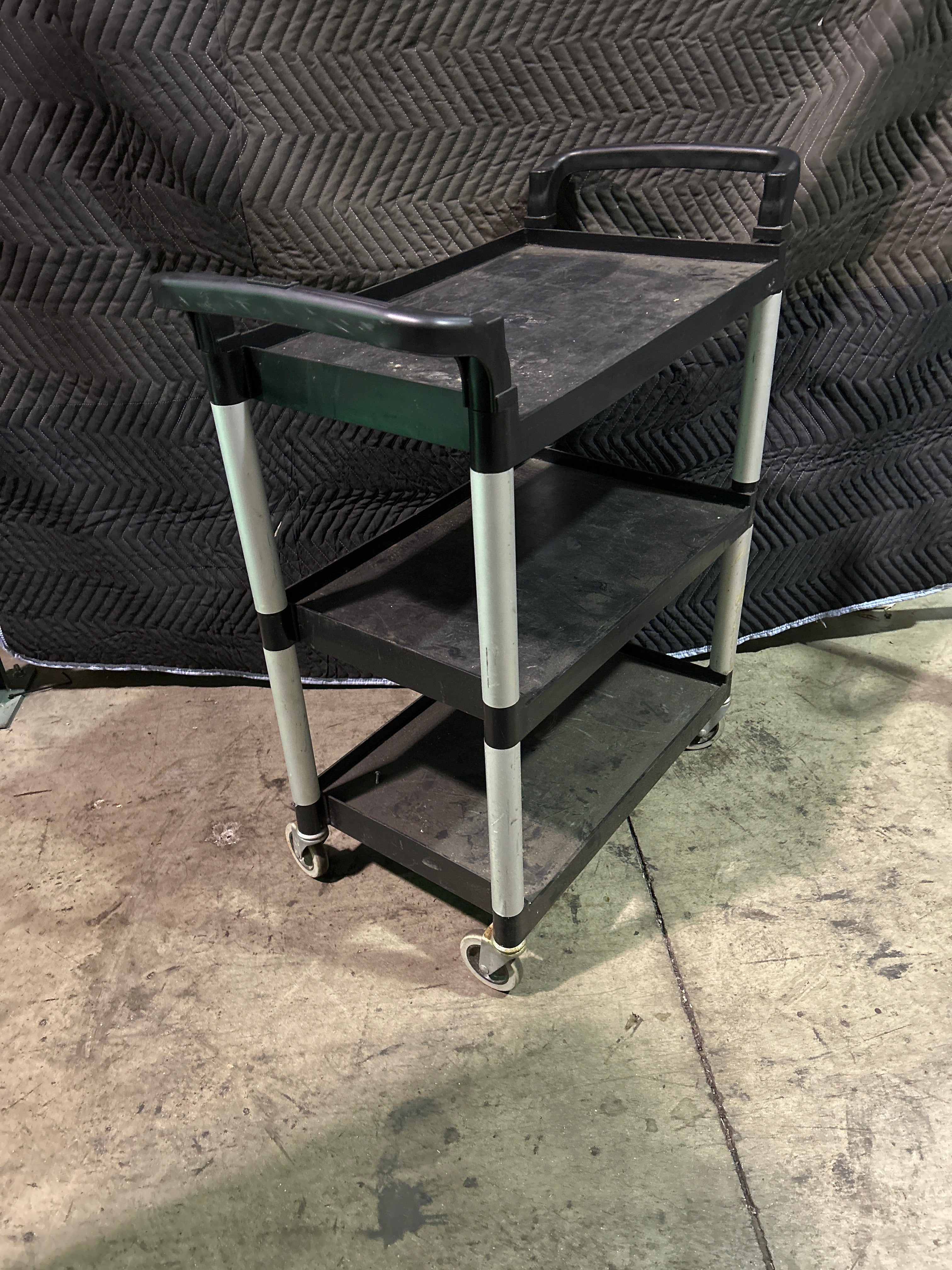 Cambro Three-Tier Plastic Utility Cart