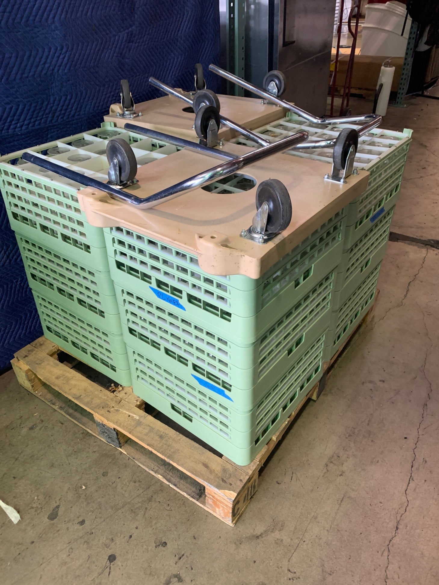 Pallet Of Wine Glasses