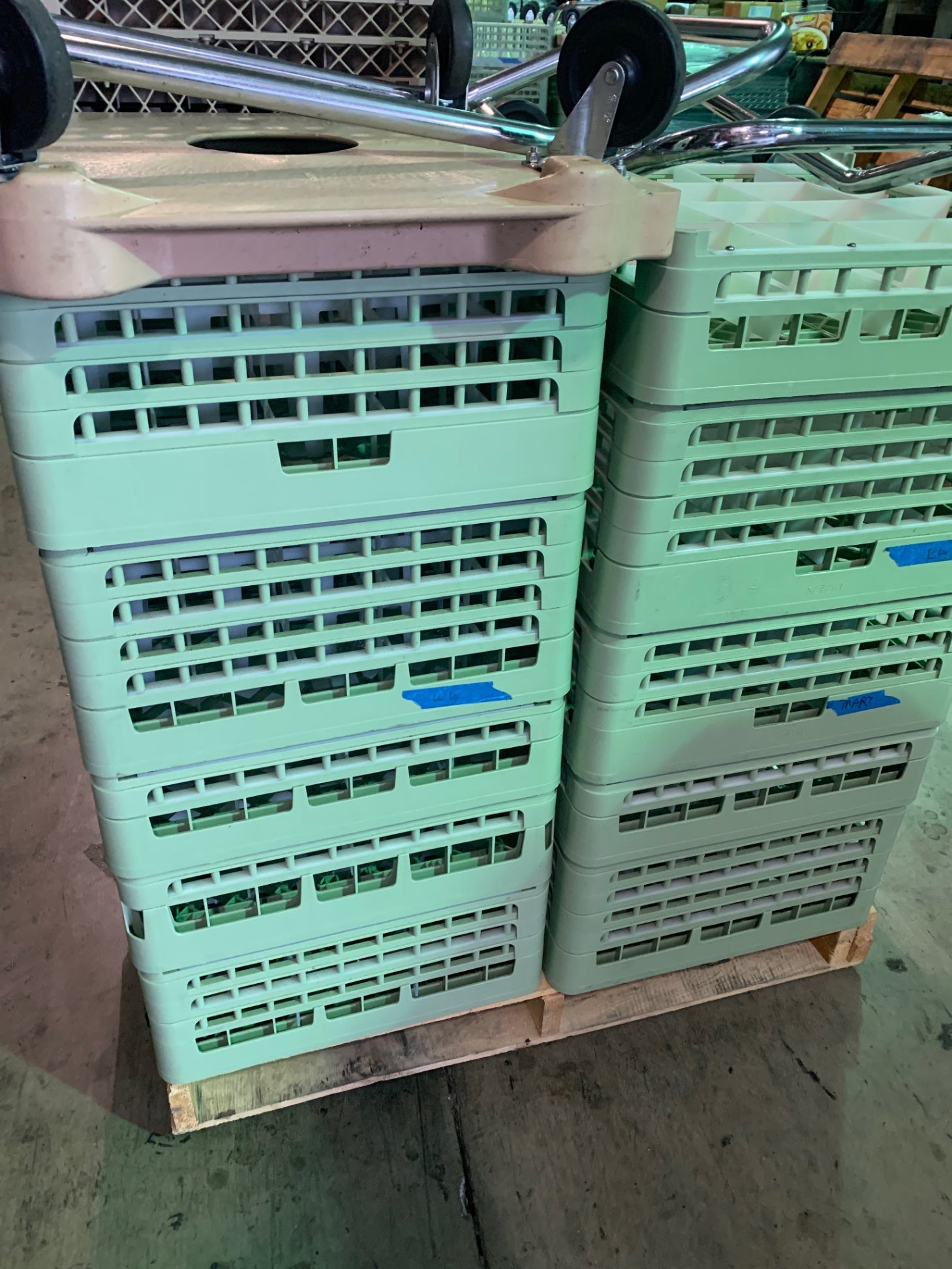 Pallet Of Empty Dish Racks - Lot of 16