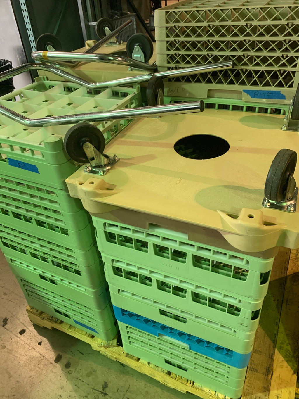 Pallet Of Empty Dish Racks - Lot of 16