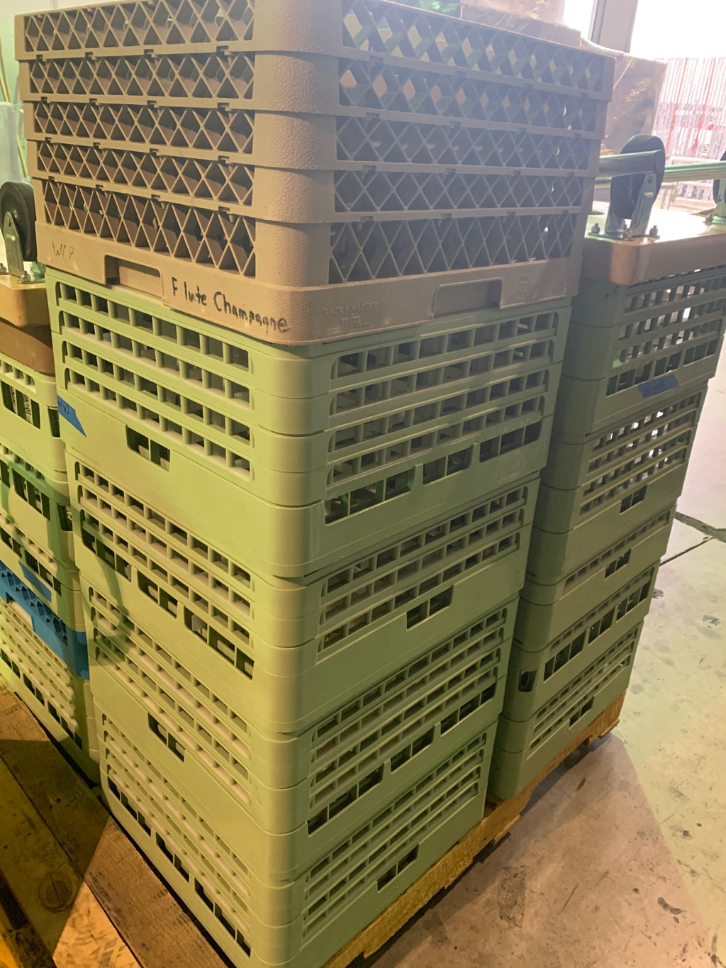 Pallet Of Empty Dish Racks - Lot of 16