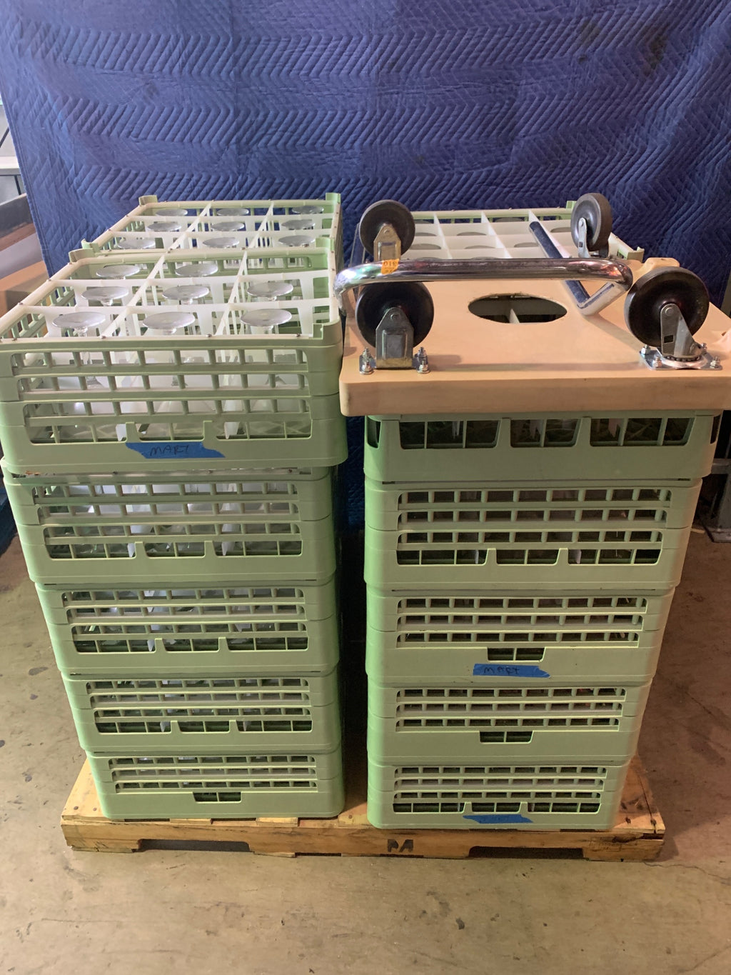 Pallet Of Martini Glasses