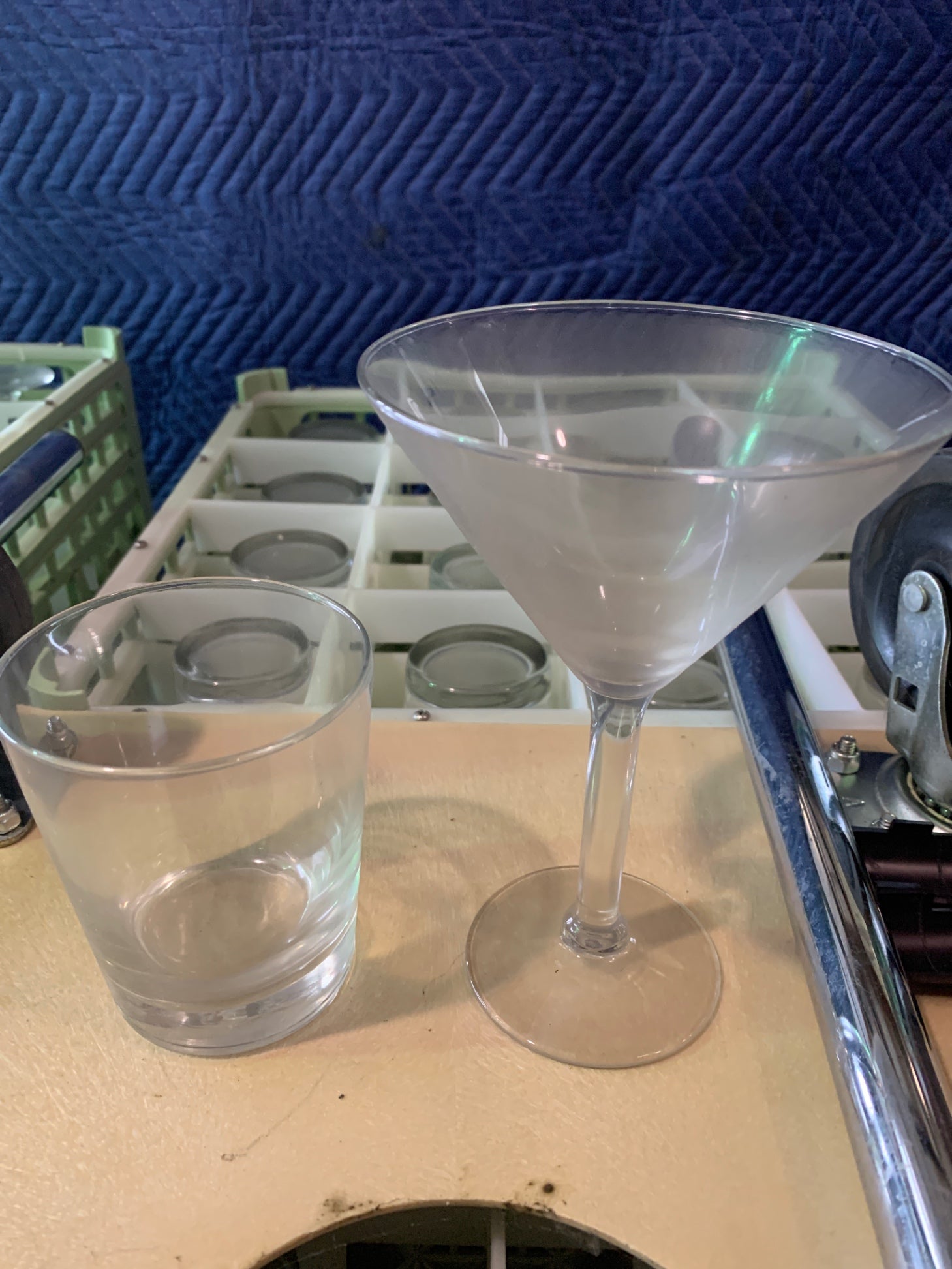 Pallet Of Martini Glasses