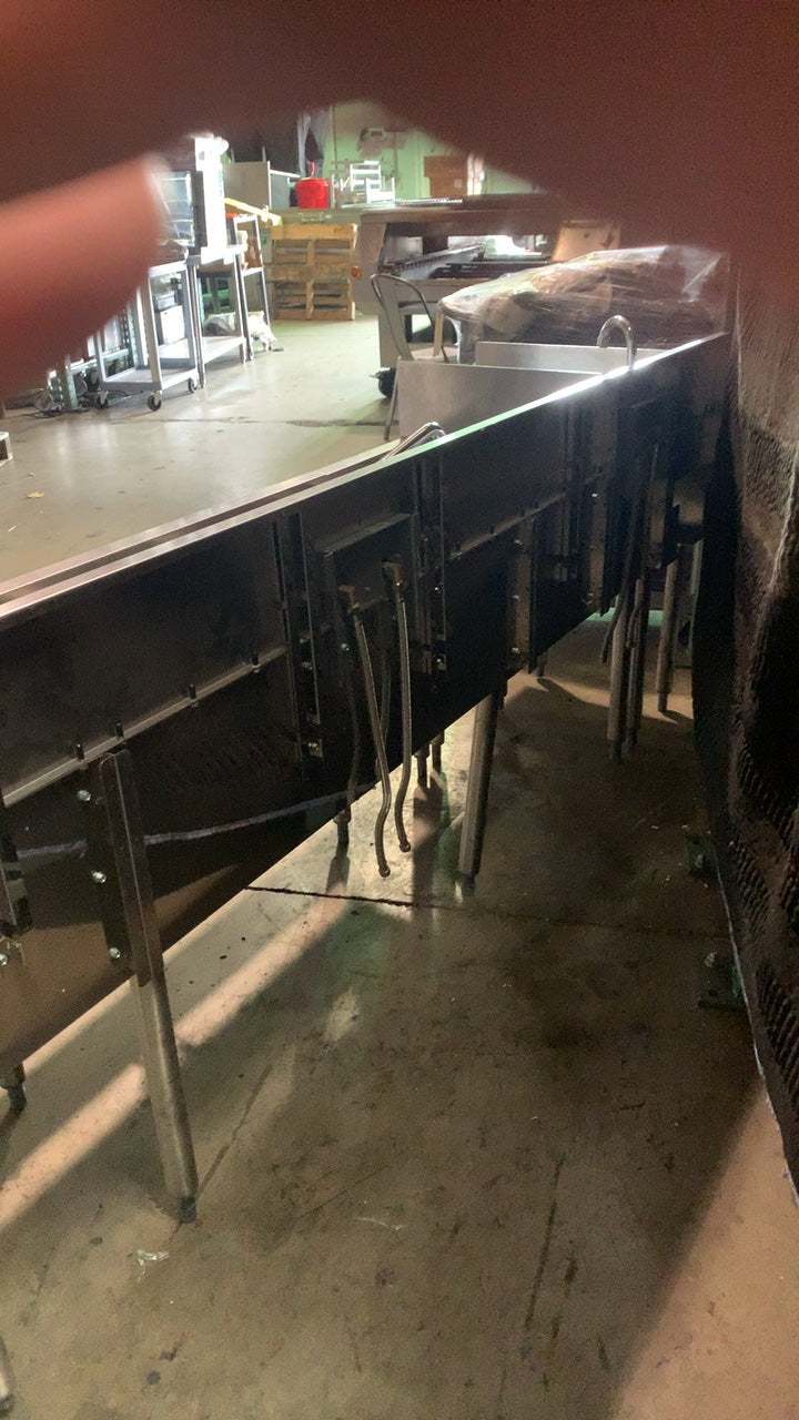 Perlick Underbar Cocktail Station Cocktail Station, Underbar Stainless Steel 3-Compartment Sink Handwash Sink Faucets Ice Bin Speed Rail