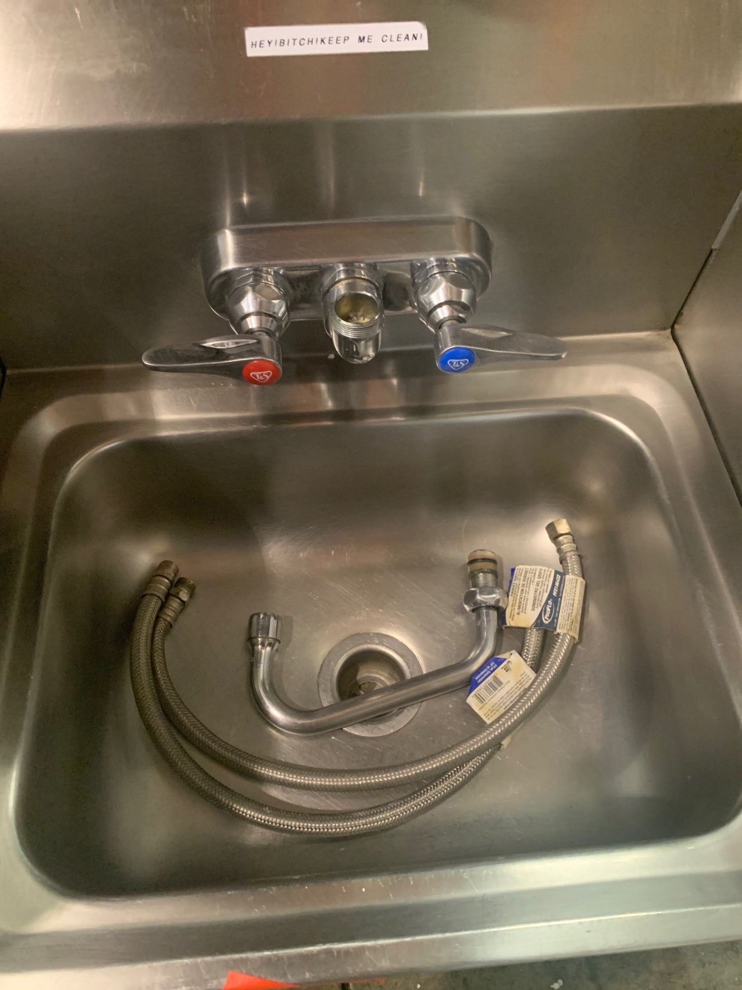 Stainless Steel Hand Washing Sink
