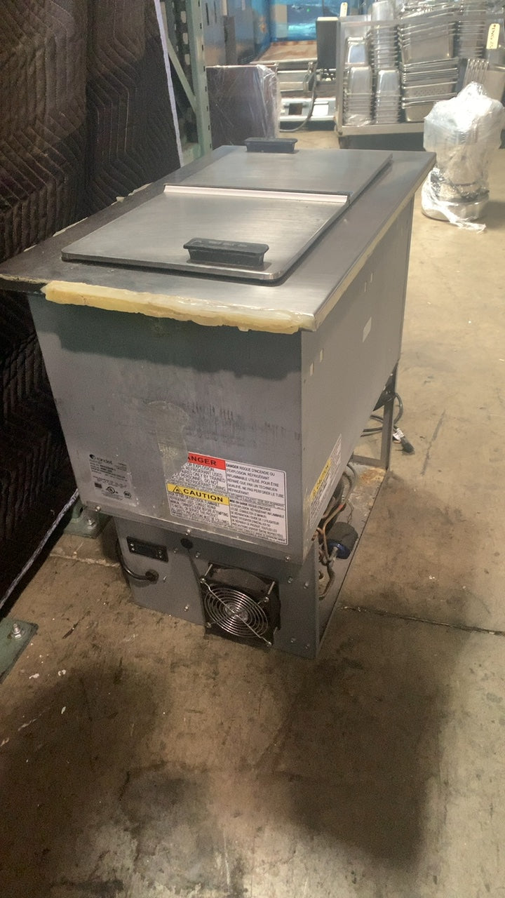 Randell 9550-290 Freezer/Plate Chiller, Drop-In 2 Hinged Lids Stainless Steel Top Digital Controls