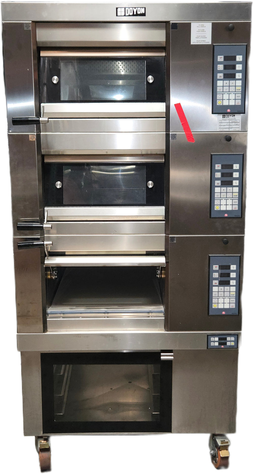 Doyon Commercial Oven, Multi-deck Artisan Stone Deck Model