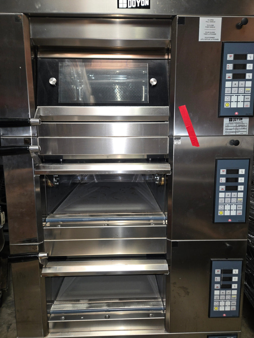 Doyon Commercial Oven, Multi-deck Artisan Stone Deck Model
