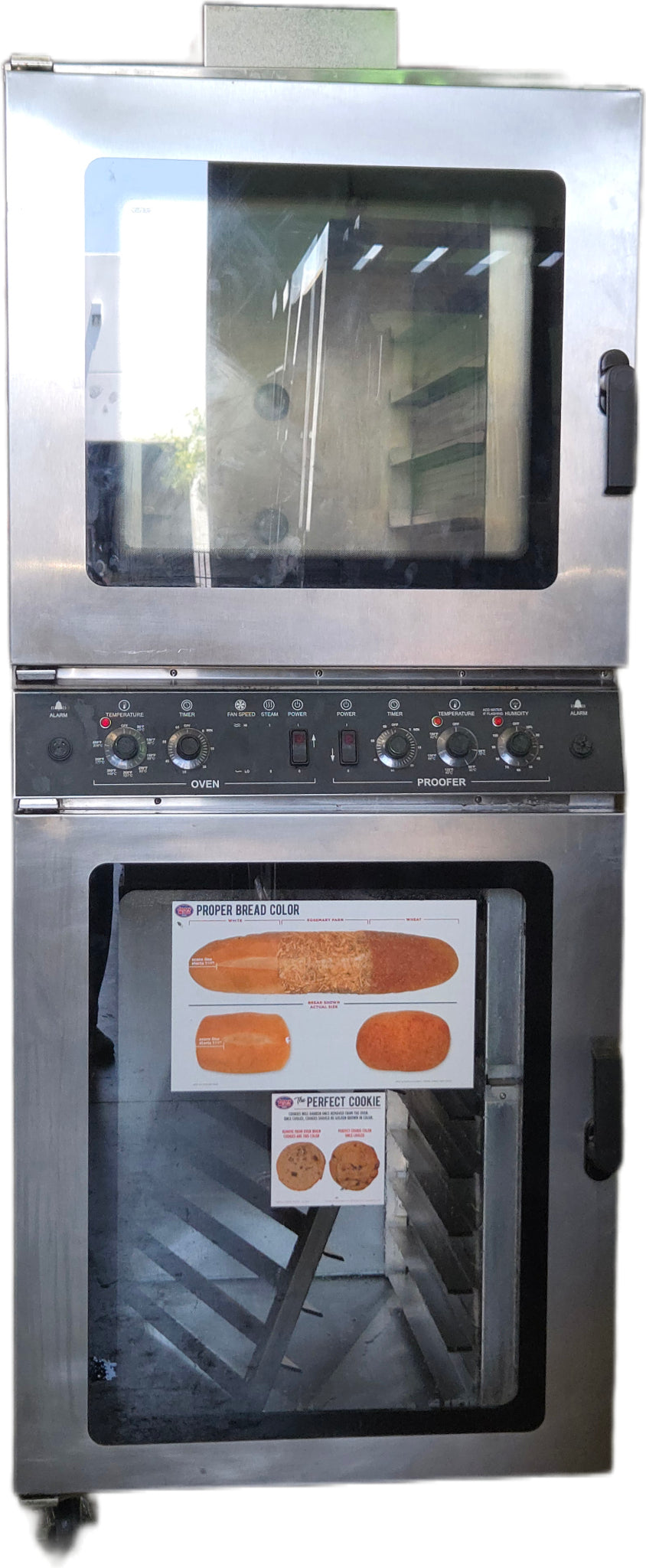 Nu-Vu QB-3/6 Combination Oven Proofer, Stacked Electric Glass Doors