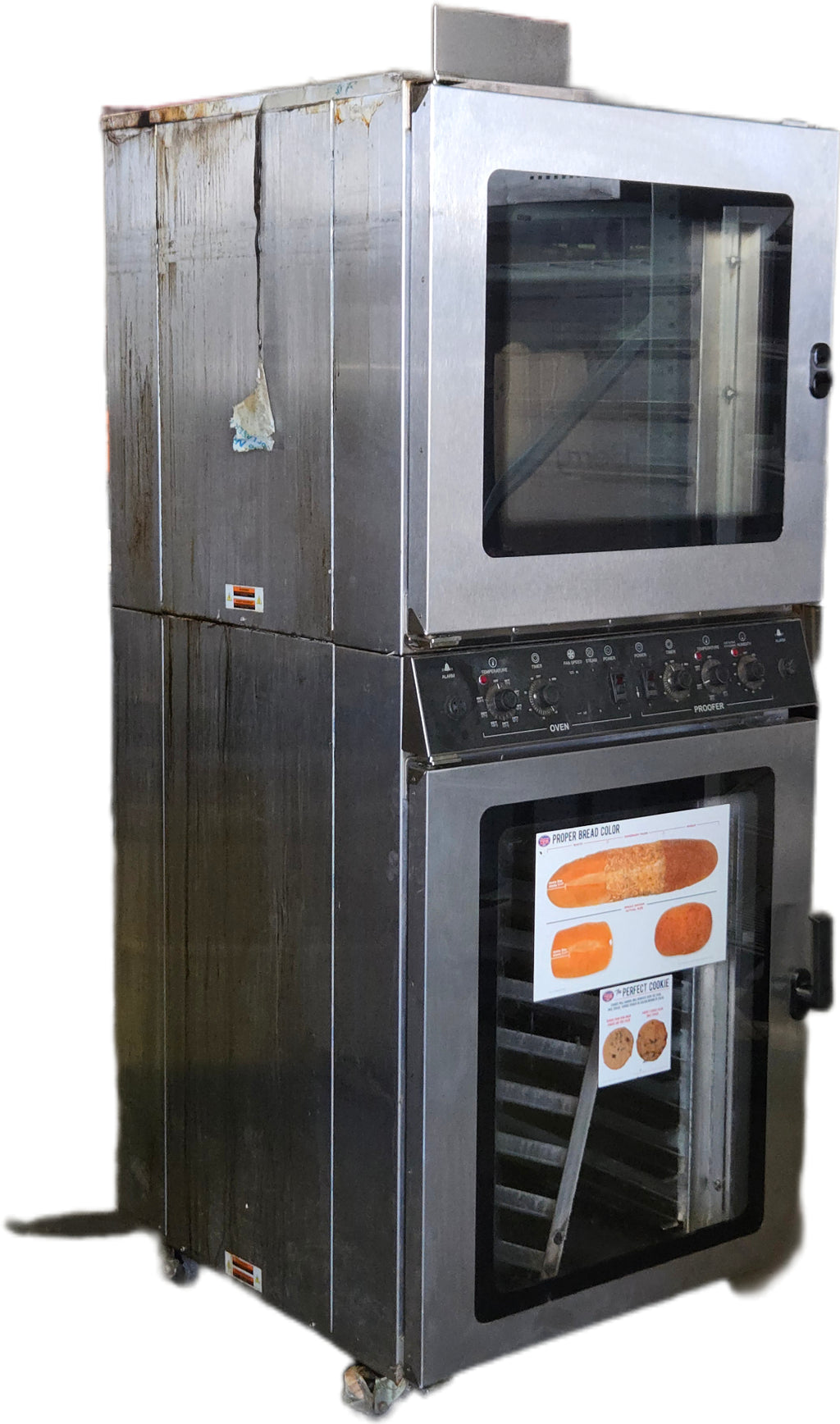 Nu-Vu QB-3/6 Combination Oven Proofer, Stacked Electric Glass Doors