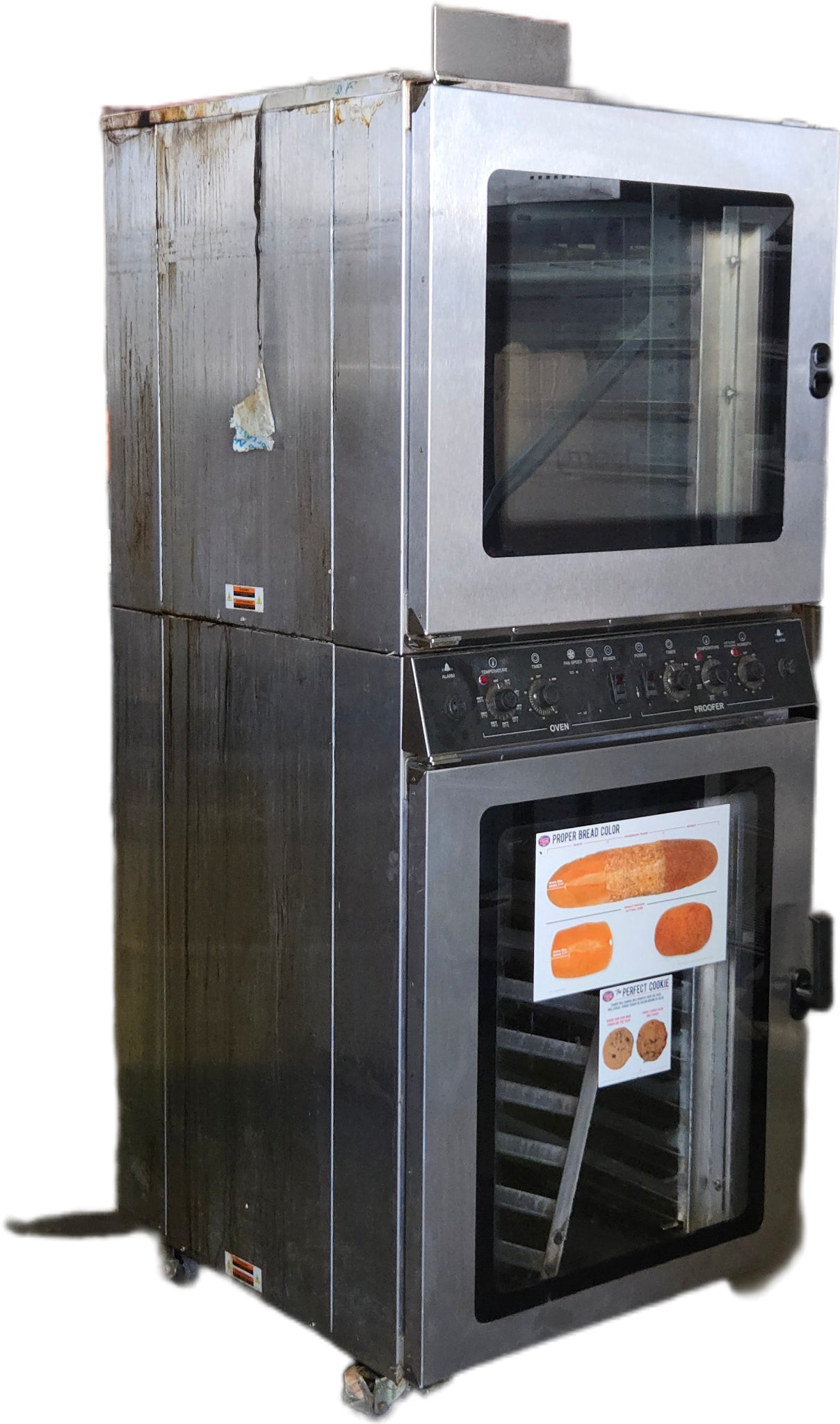 Nu-Vu QB-3/6 Combination Oven Proofer, Stacked Electric Glass Doors