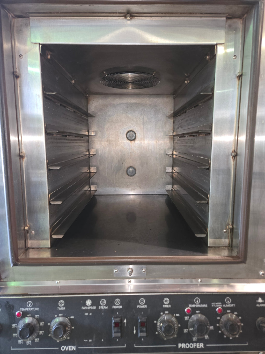 Nu-Vu QB-3/6 Combination Oven Proofer, Stacked Electric Glass Doors
