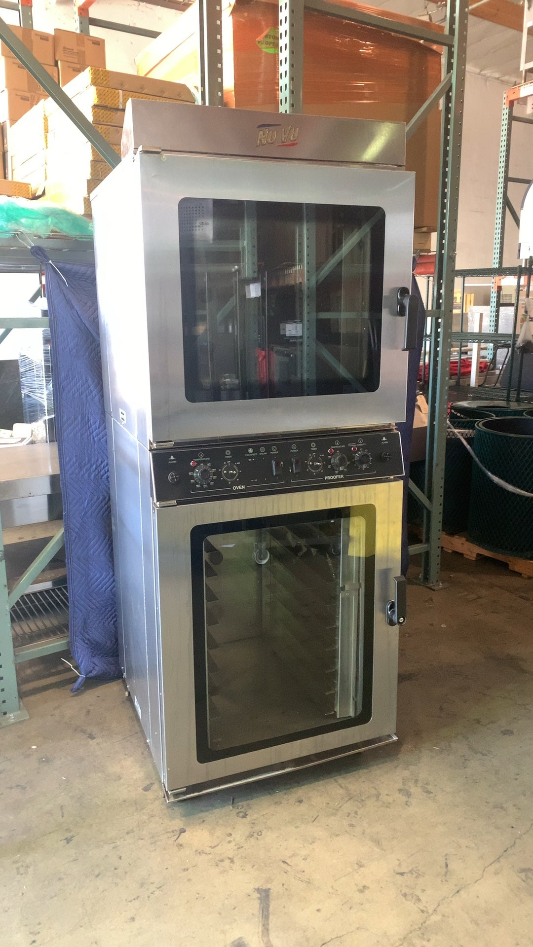 NU-VU QB-5/10 Oven, Stacked Proofer Combo 3 Phase Electric