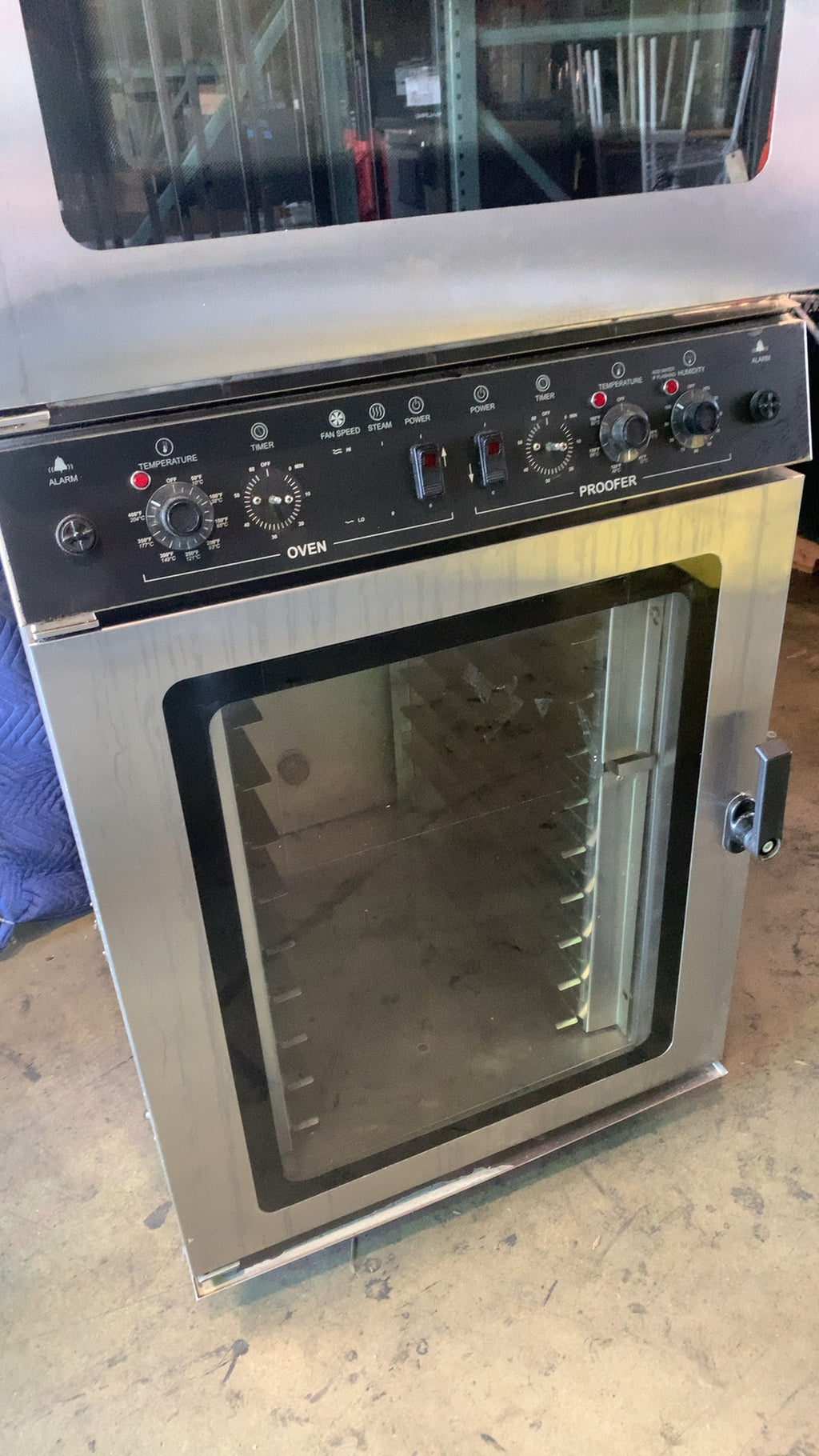 NU-VU QB-5/10 Oven, Stacked Proofer Combo 3 Phase Electric