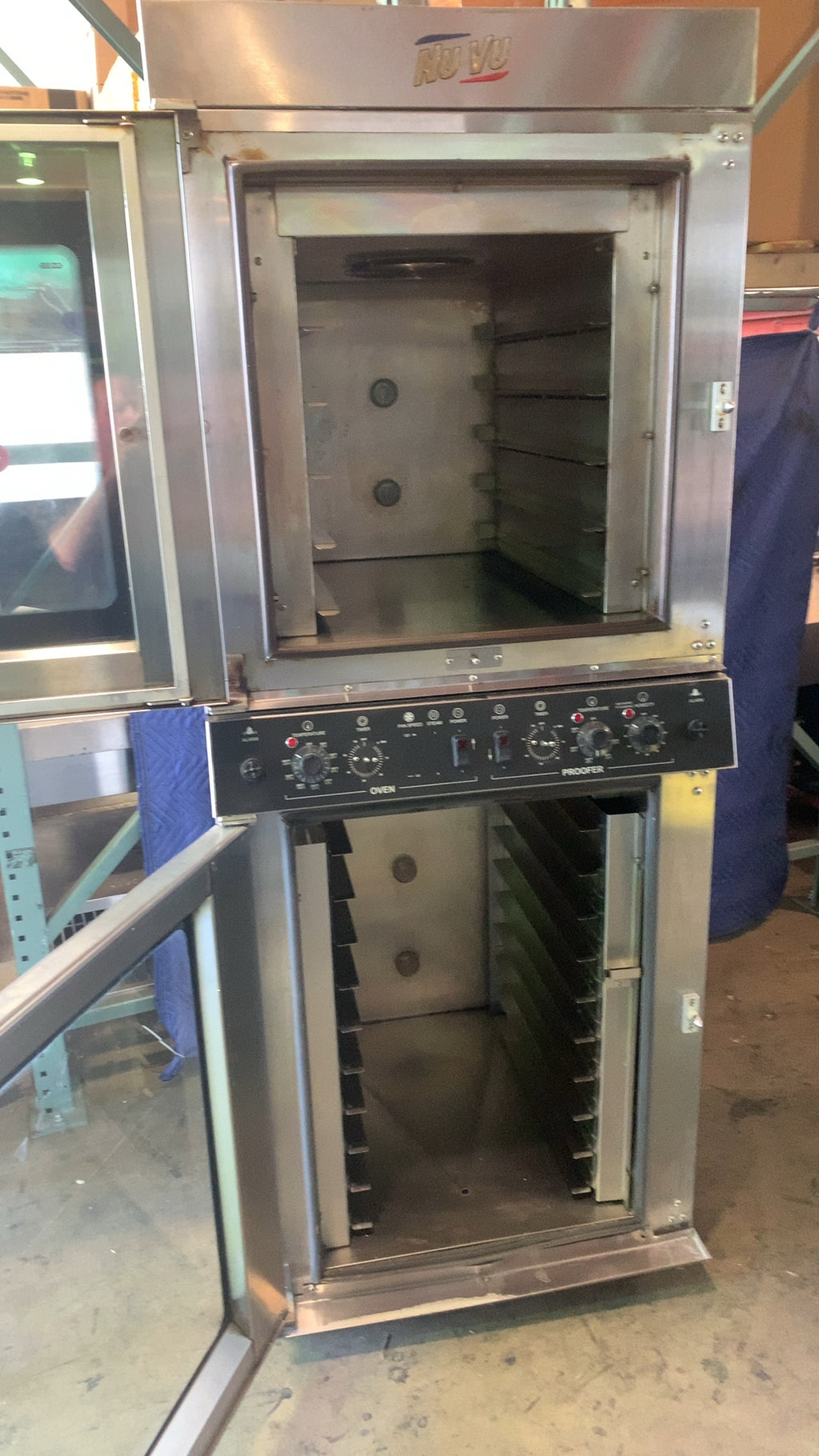 NU-VU QB-5/10 Oven, Stacked Proofer Combo 3 Phase Electric