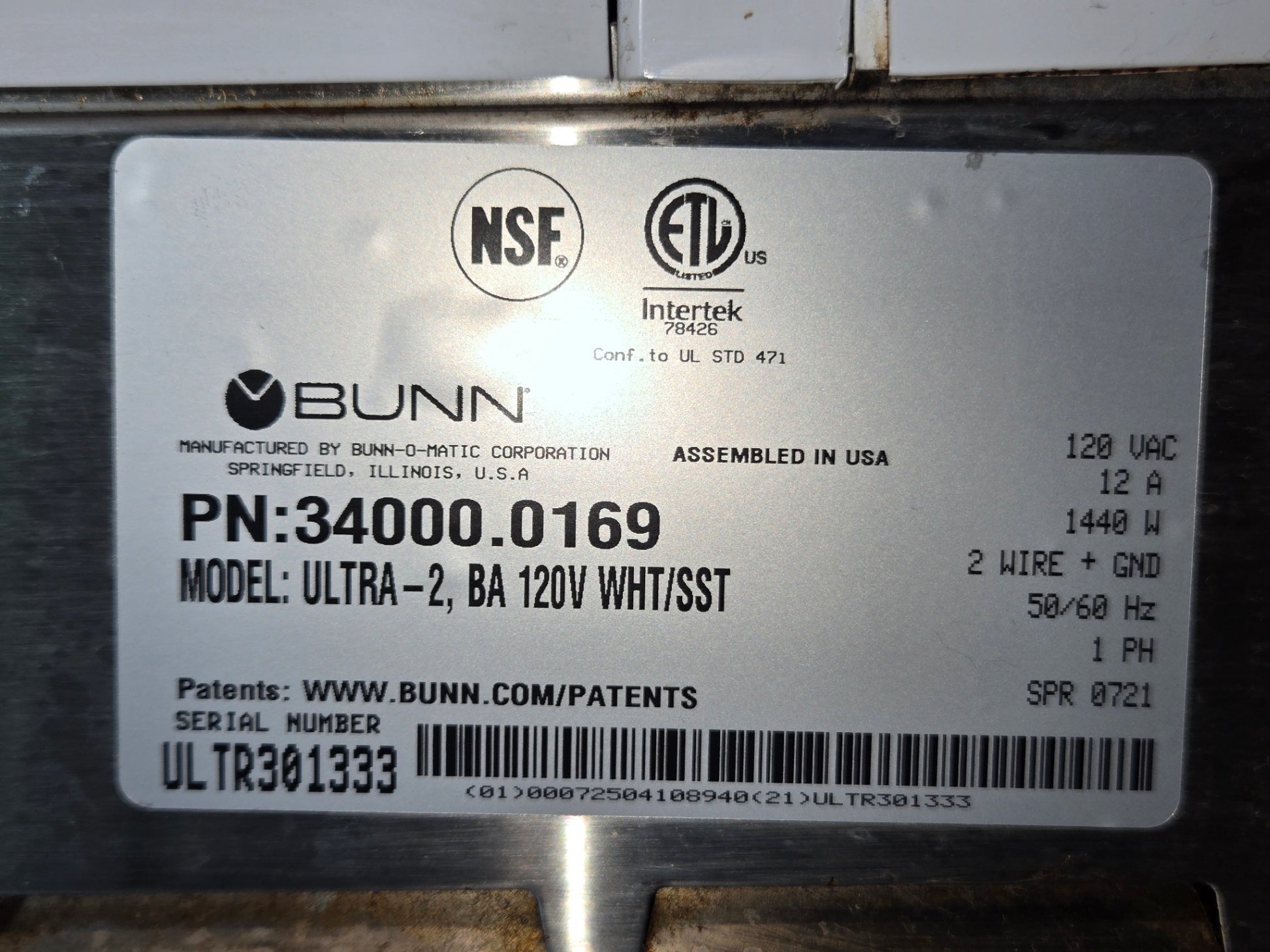 Bunn Ultra-2 Frozen Beverage Dispenser