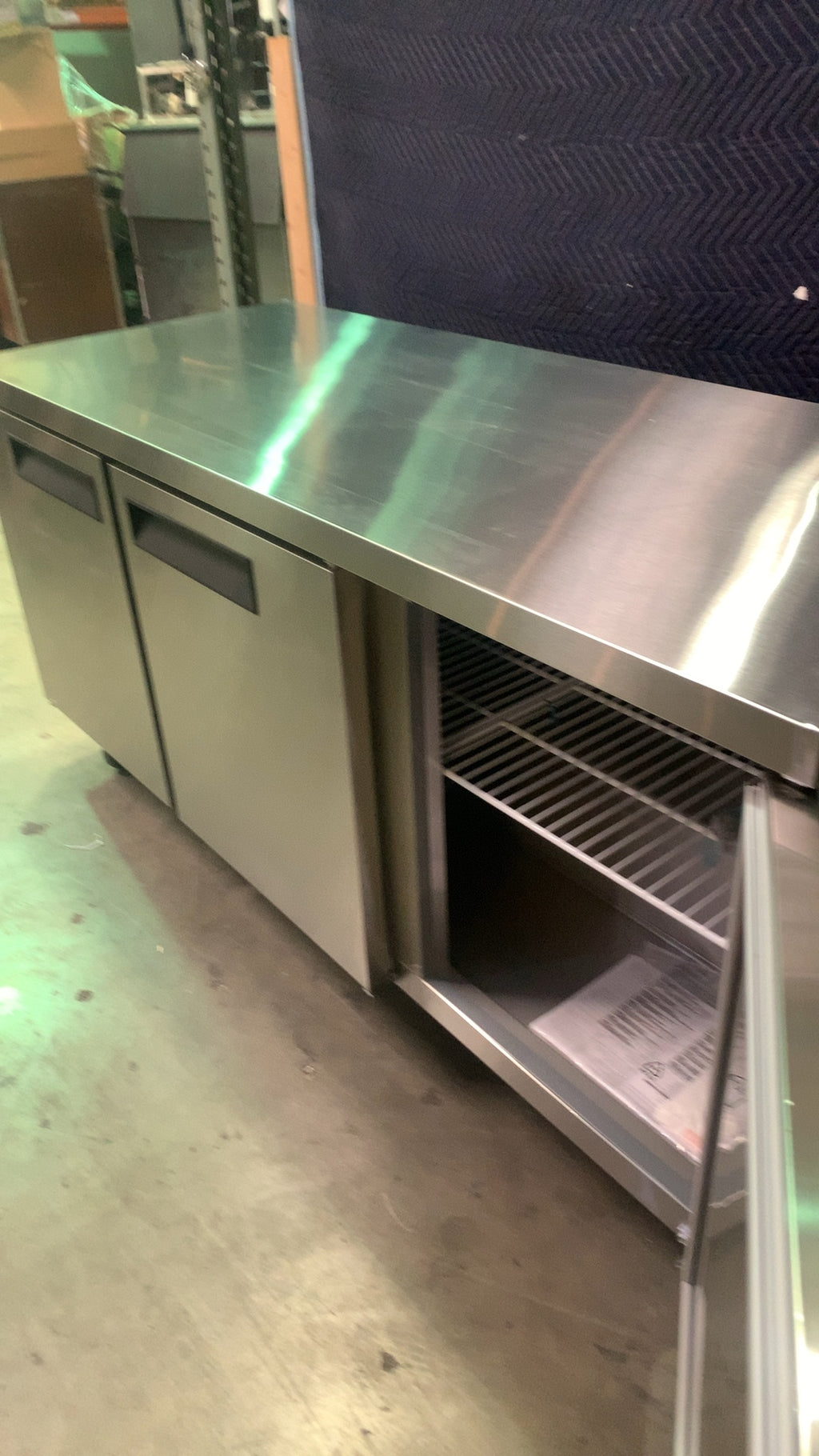 KoolMore KM-UCR-3DSS Refrigerator, Under Counter 3 Stainless Steel Doors On Wheels