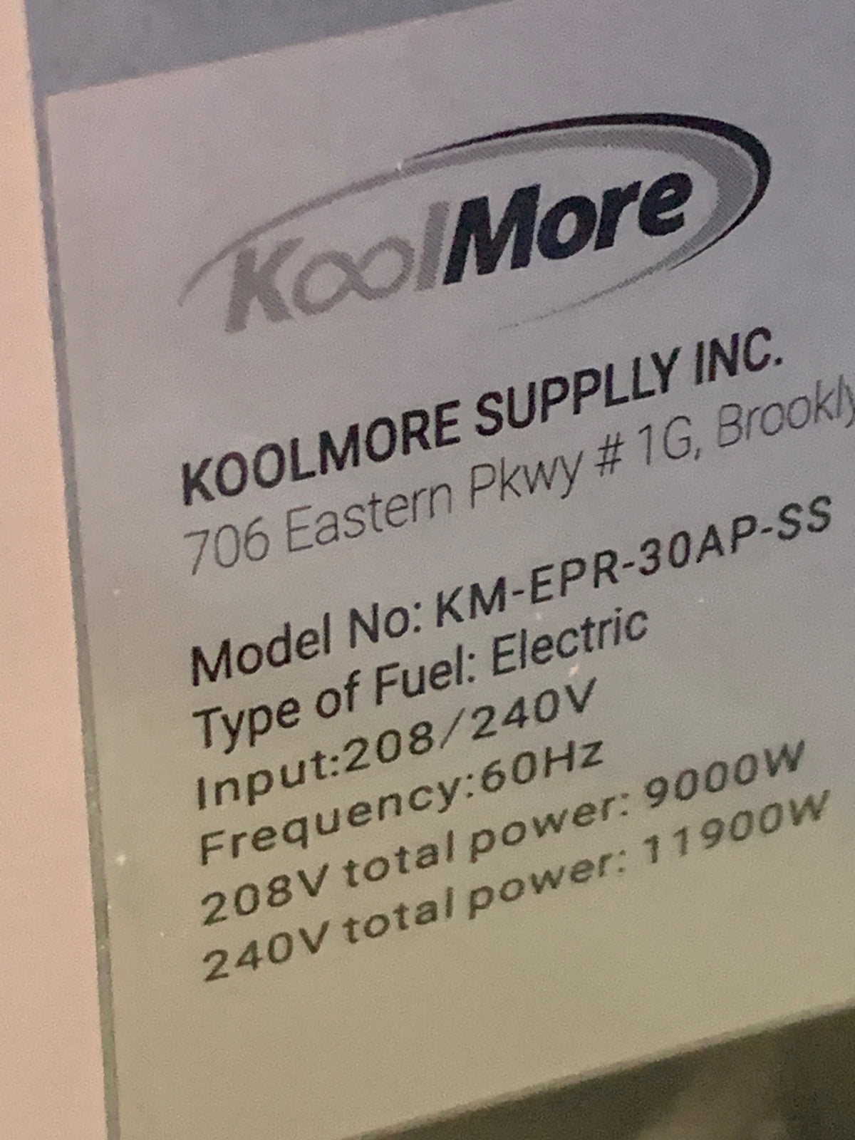 KoolMore KM-EPR-30AP-SS Electric Range, Freestanding 4 Electric Burners Single Oven Stainless Steel Finish Glass Cooktop