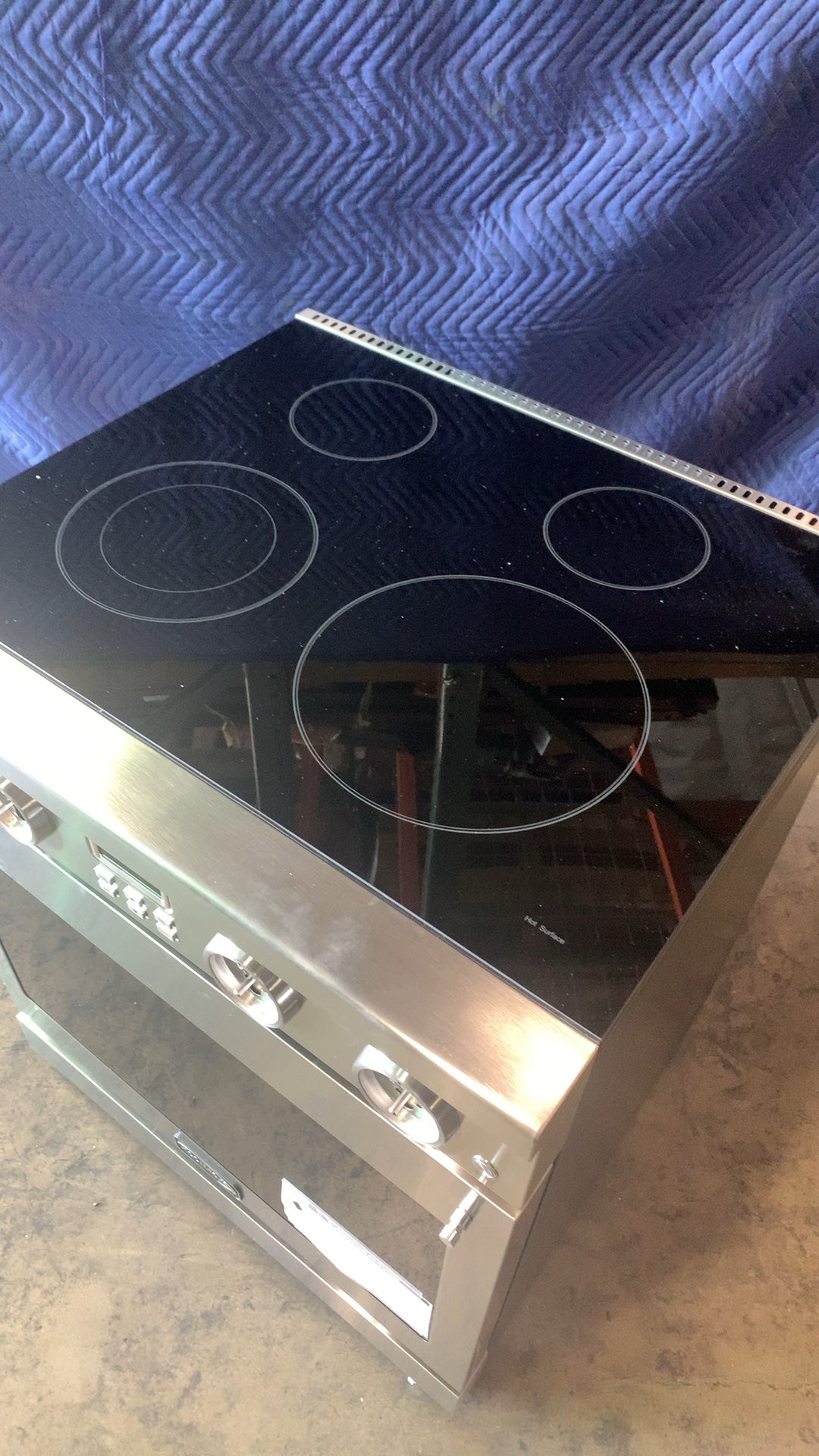 KoolMore KM-EPR-30AP-SS Electric Range, Freestanding 4 Electric Burners Single Oven Stainless Steel Finish Glass Cooktop