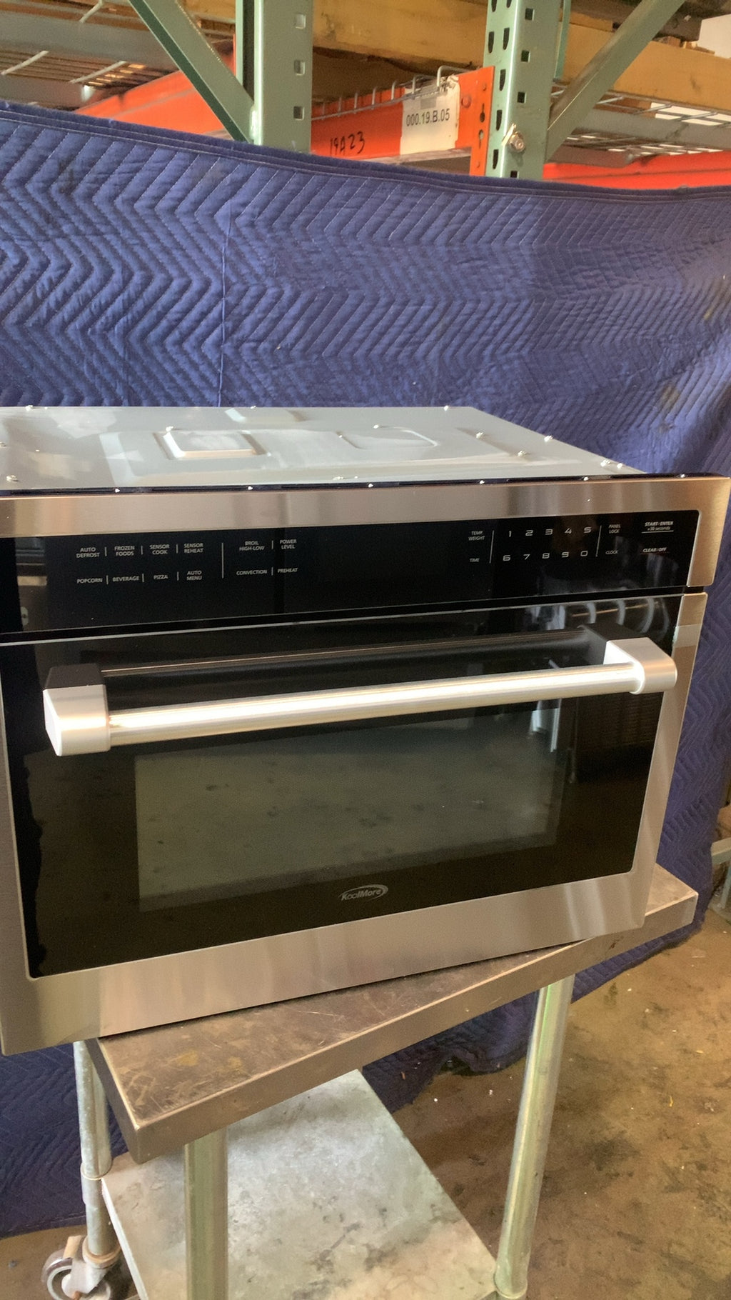 KoolMore Supply Inc. KPMWM-3017-SS Microwave Oven, Built-In Convection Stainless Steel 120 VAC