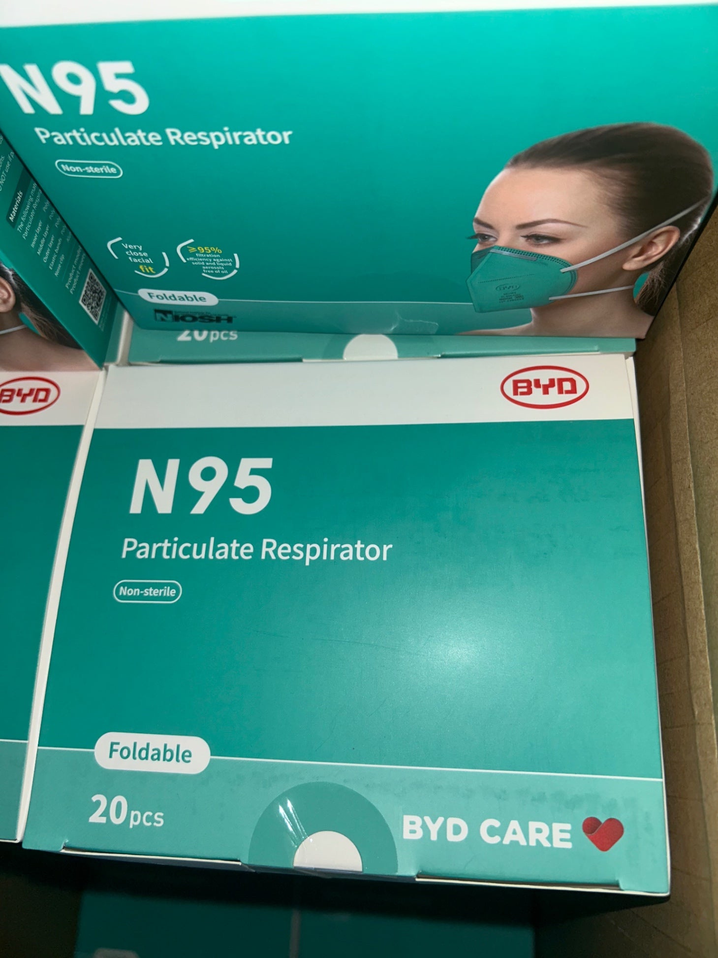 BYD DE2322 N95 Particulate Respirator (BYD CARE)