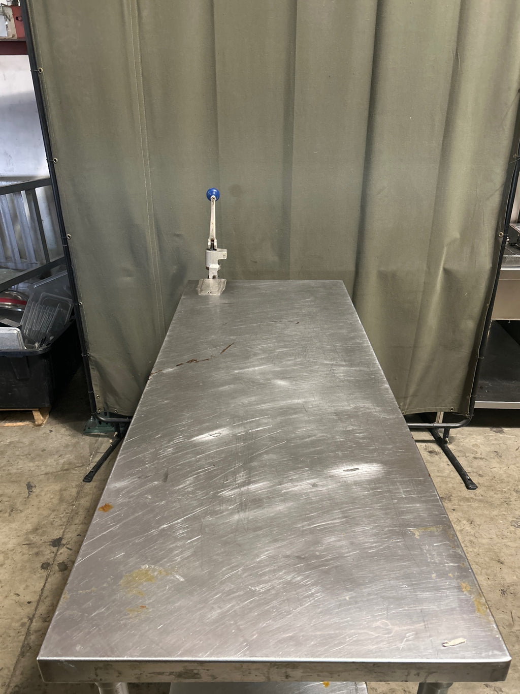 Stainless Steel Prep Table on Wheels