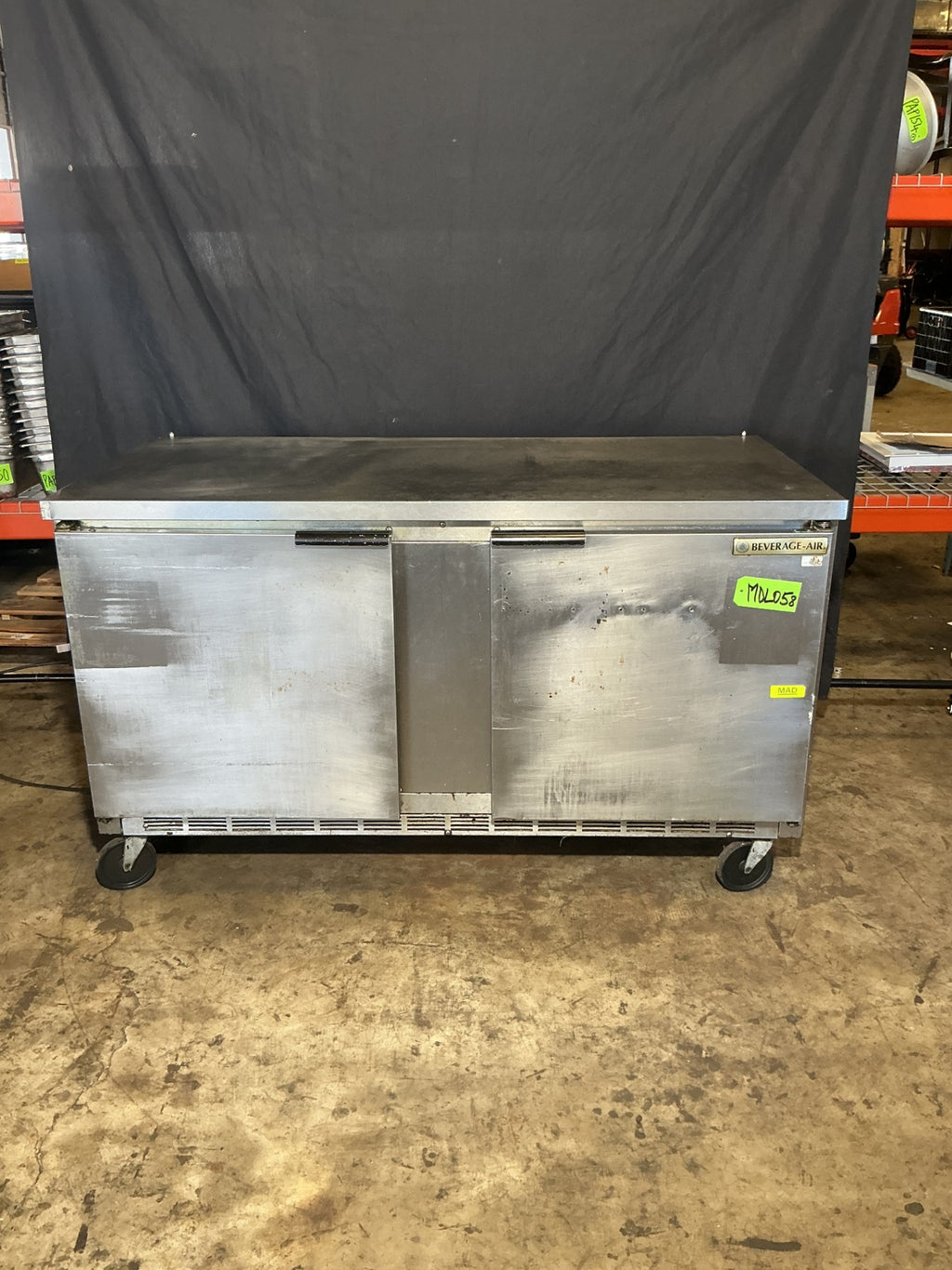 BEVERAGE-AIR WTR60A Refrigerator, Worktop 2-Door 115V
