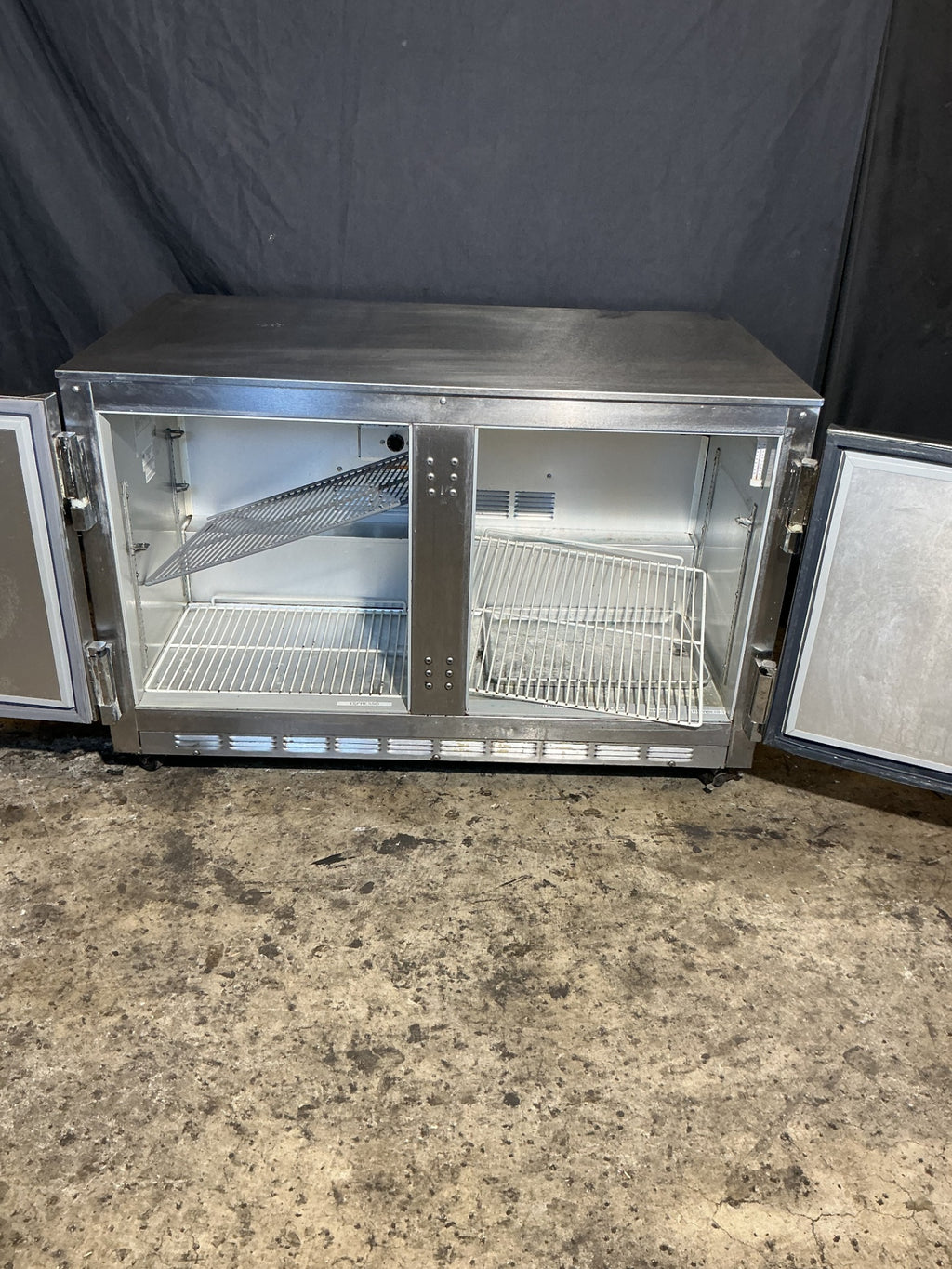 Beverage-Air UCR48A-23 Refrigerator, Under Counter 2-Door Commercial Stainless Steel