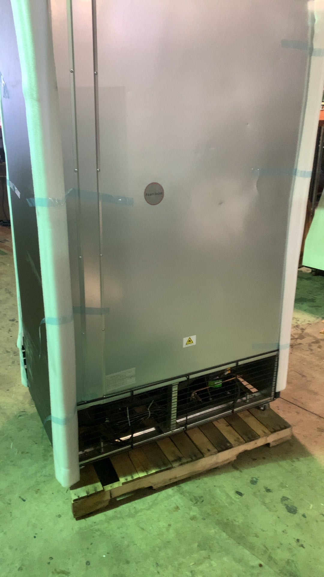 LB-1.2 Refrigerator, Double Door Display 1000L Capacity Air Cooling Electric Defrost 220V Power