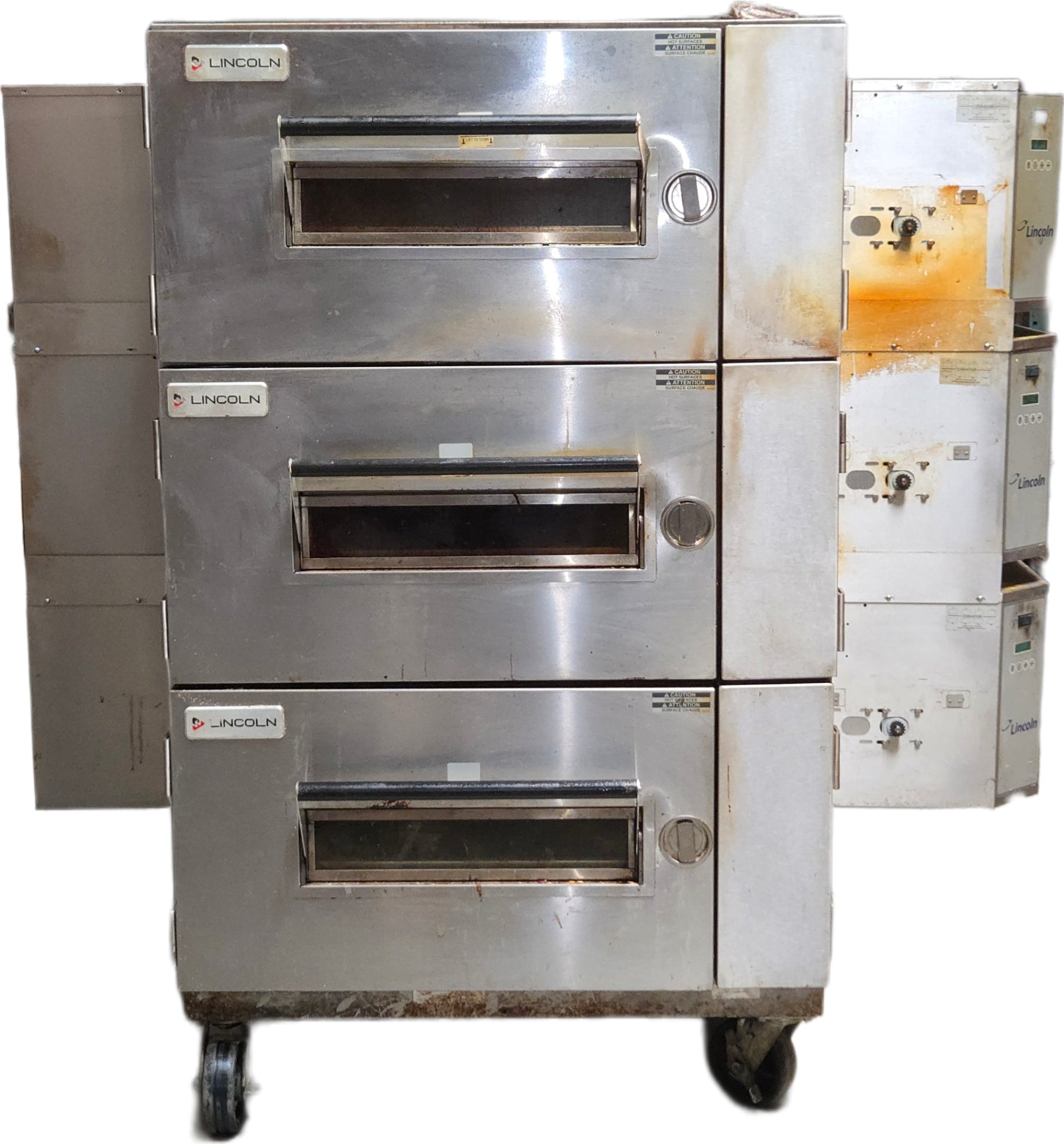 Lincoln Gas Low Profile Triple Impinger Conveyor Pizza Oven - Natural Gas