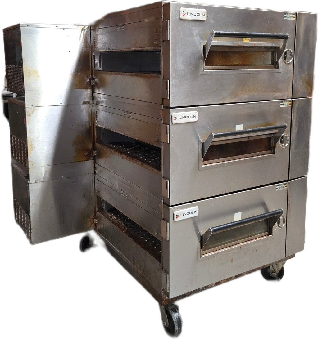 Lincoln Gas Low Profile Triple Impinger Conveyor Pizza Oven - Natural Gas