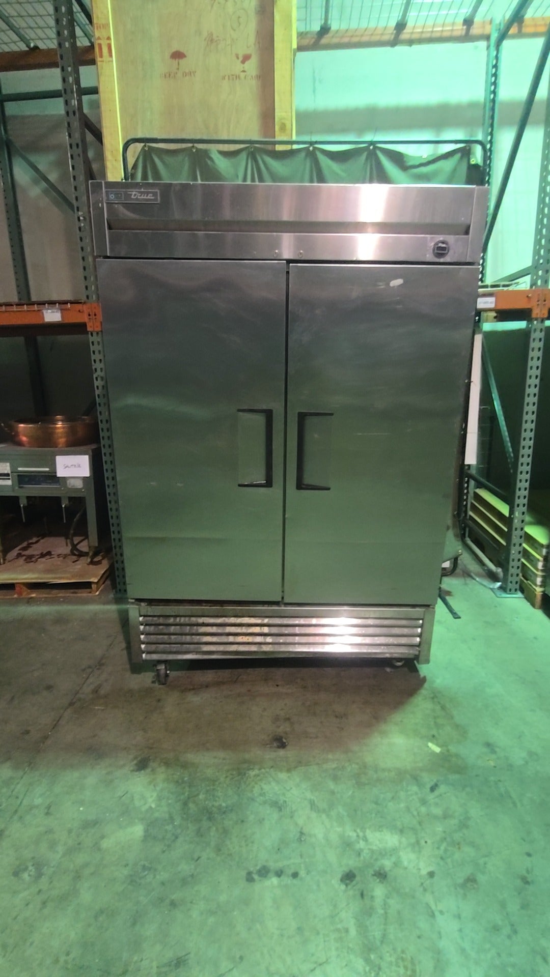 True T-49F-HC Freezer, Upright Two Door Stainless Steel Reach-In 115V