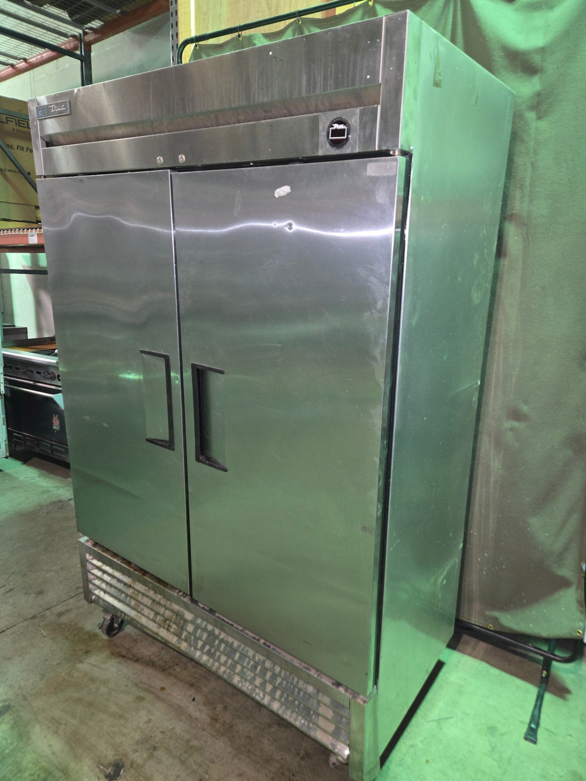 True T-49F-HC Freezer, Upright Two Door Stainless Steel Reach-In 115V