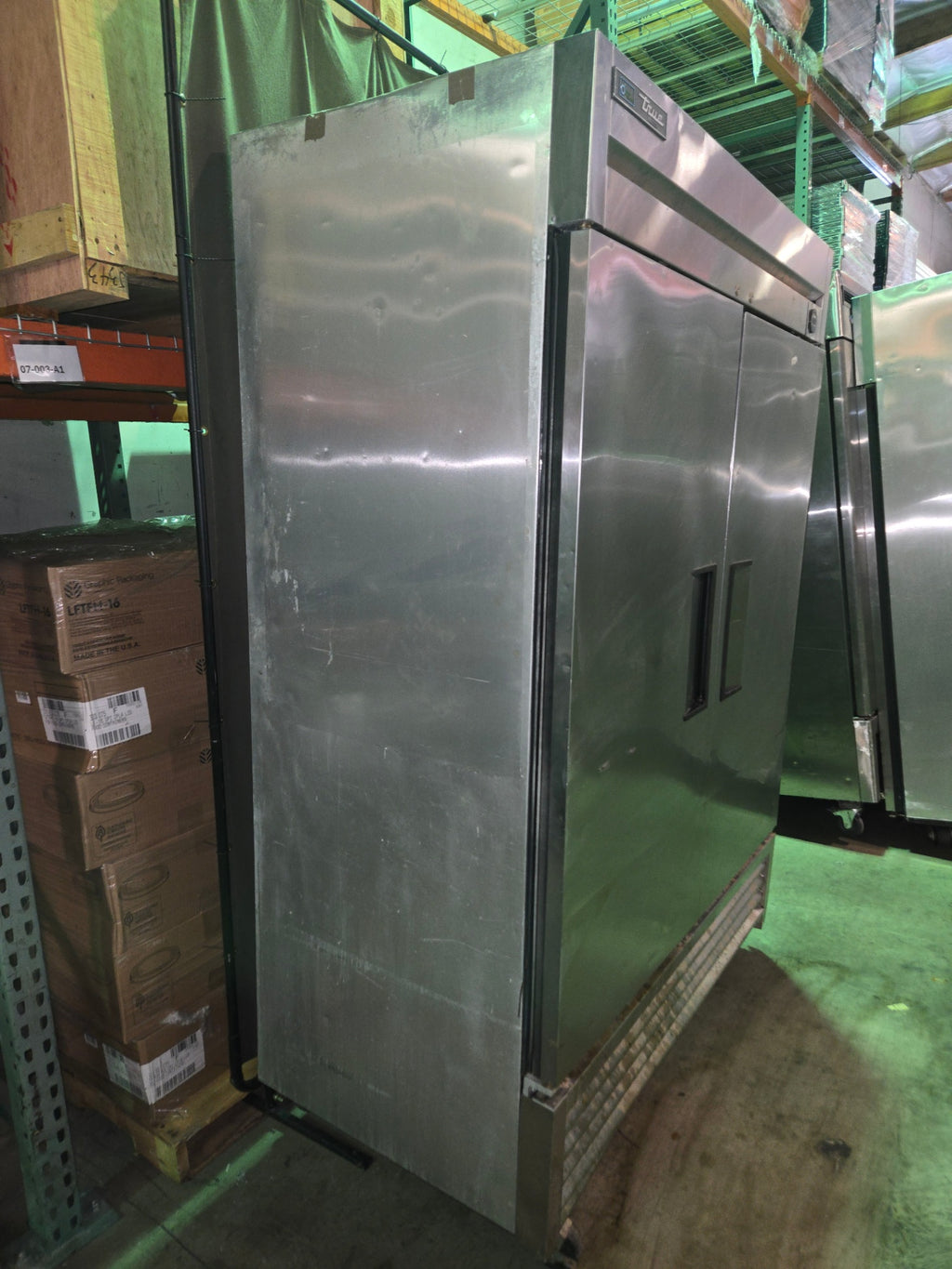 True T-49F-HC Freezer, Upright Two Door Stainless Steel Reach-In 115V