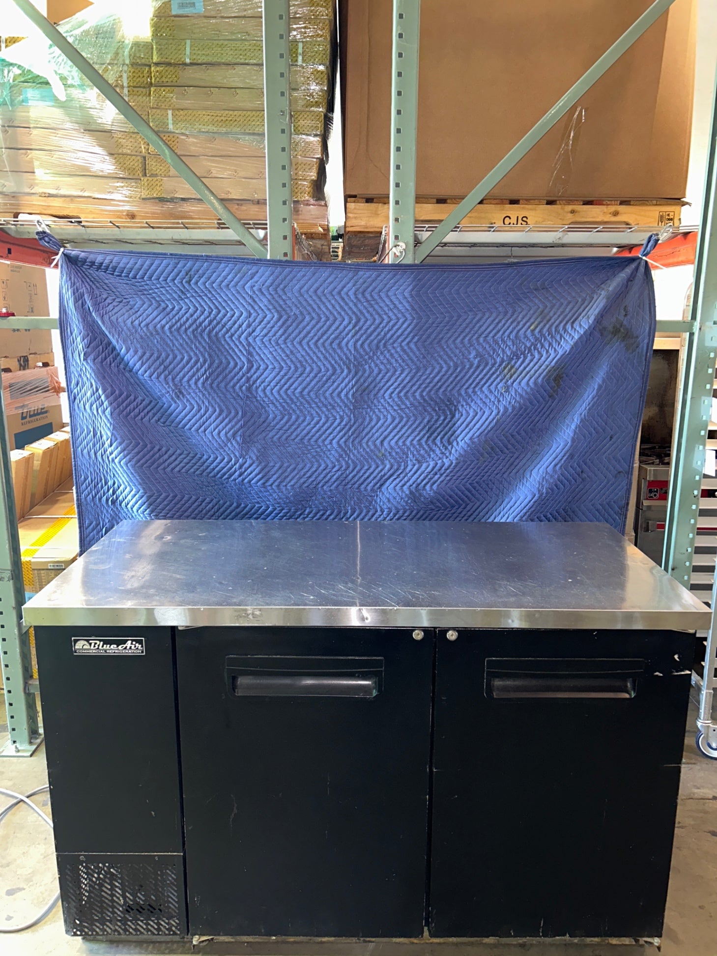 Blue Air Commercial Refrigeration BBB59-2B Two Door Back Bar Refrigerator
