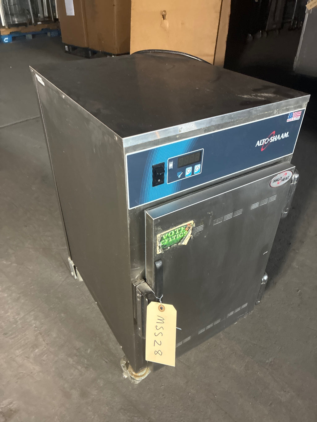 Alto-Shaam 500-S Hot Holding Cabinet, Single Solid Swing Door, Stainless, Mobile