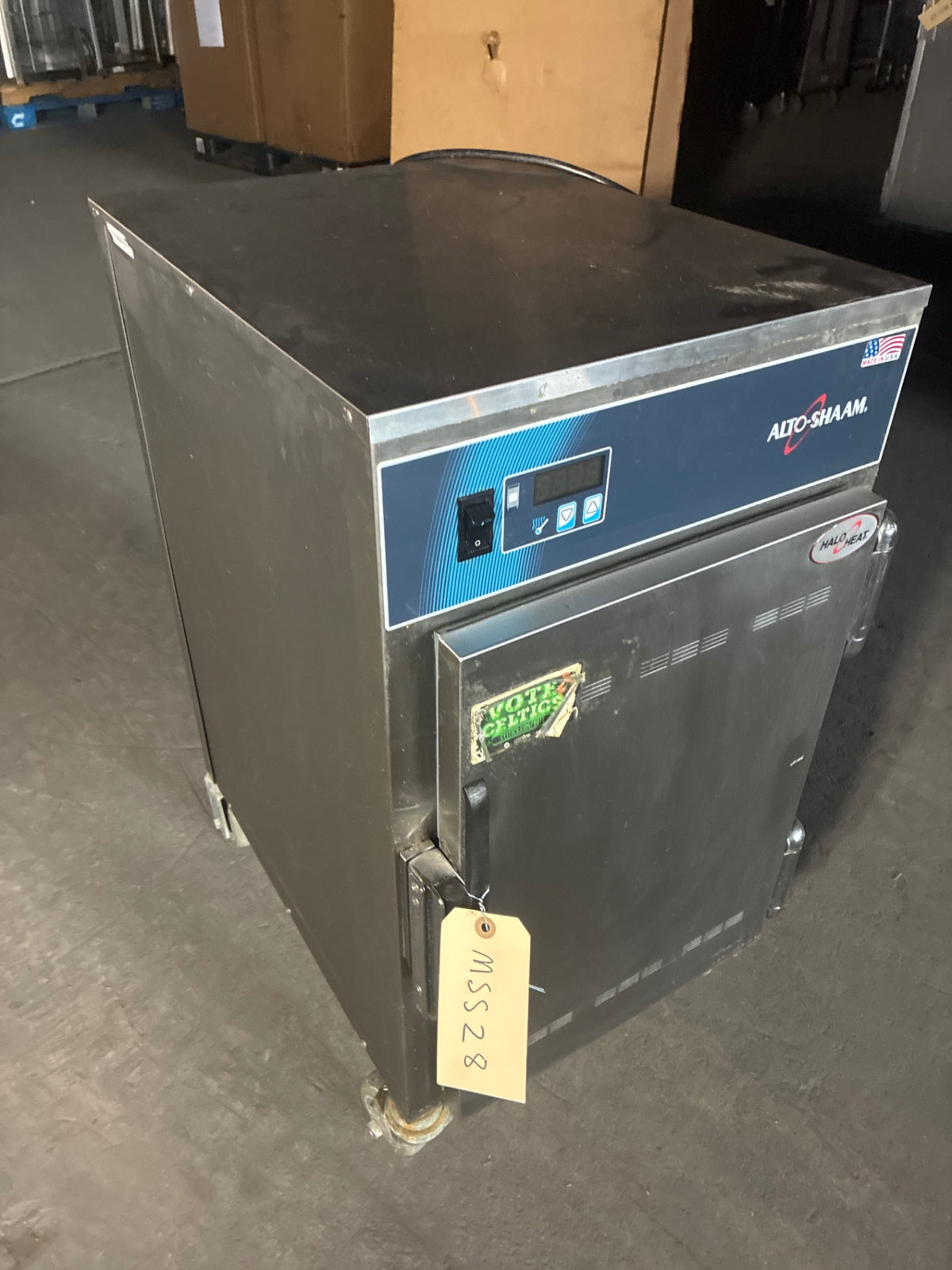 Alto-Shaam 500-S Hot Holding Cabinet, Single Solid Swing Door, Stainless, Mobile