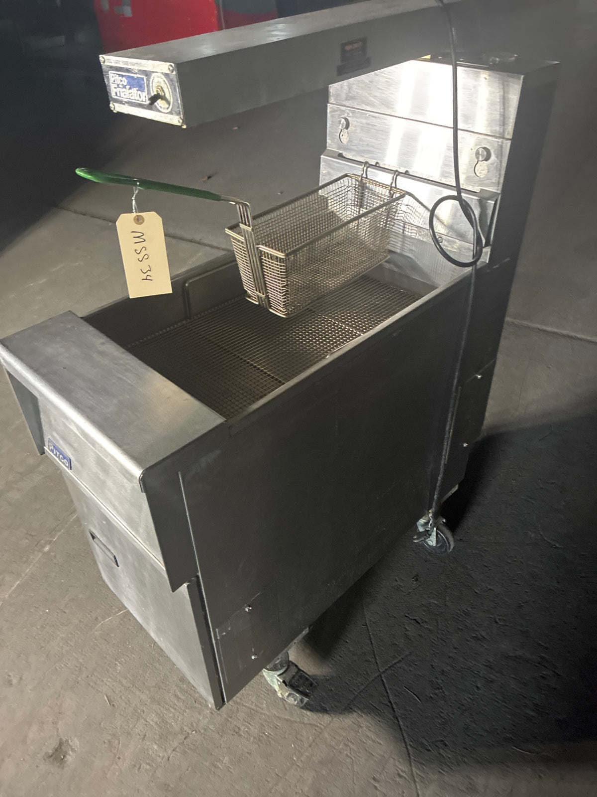 Pitco SGBNB14 Fried Food Dumping Station, Hot Holding, Stainless, Mobile