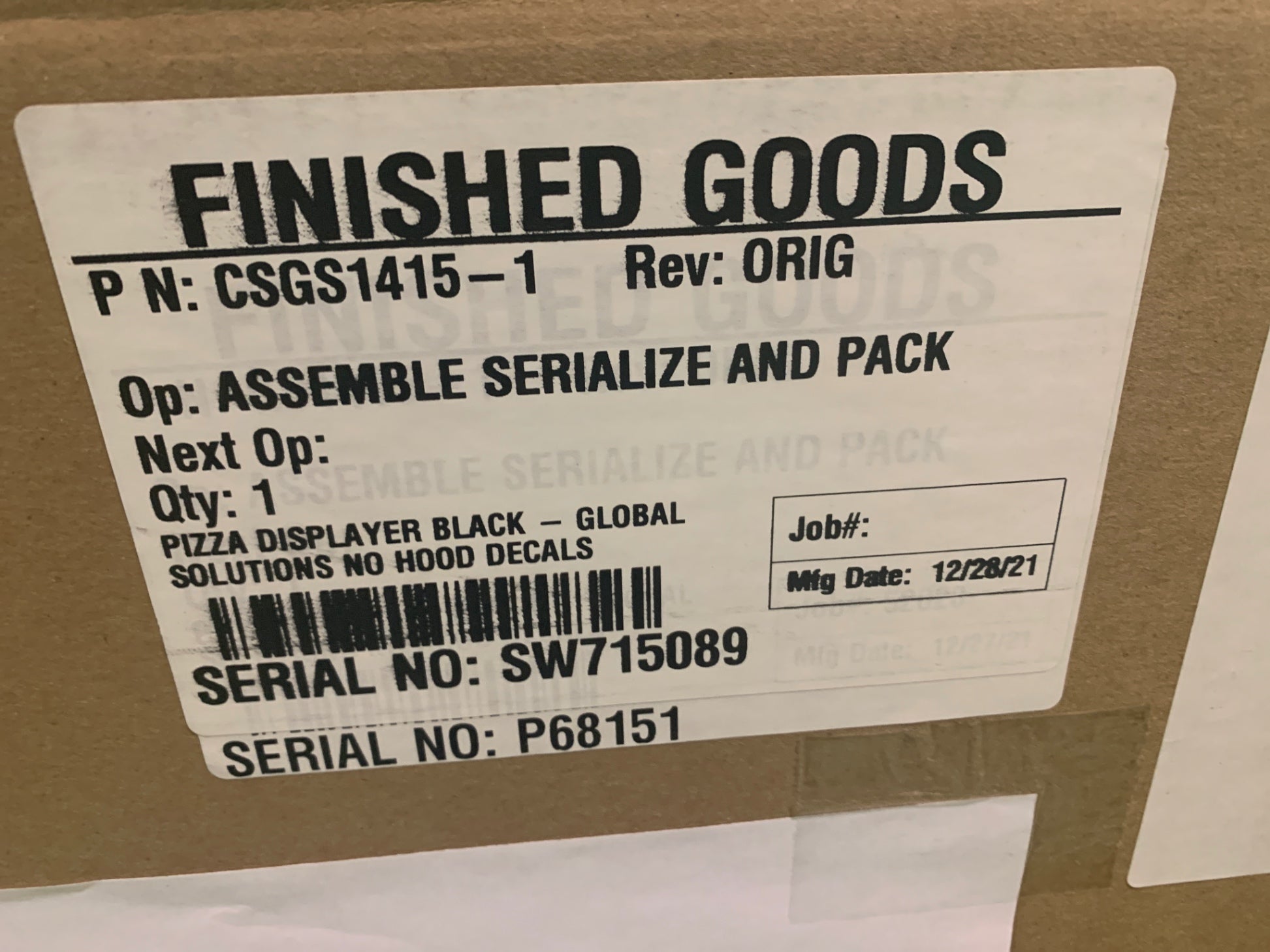 Global Solutions GS1415 Heated Food Merchandizer