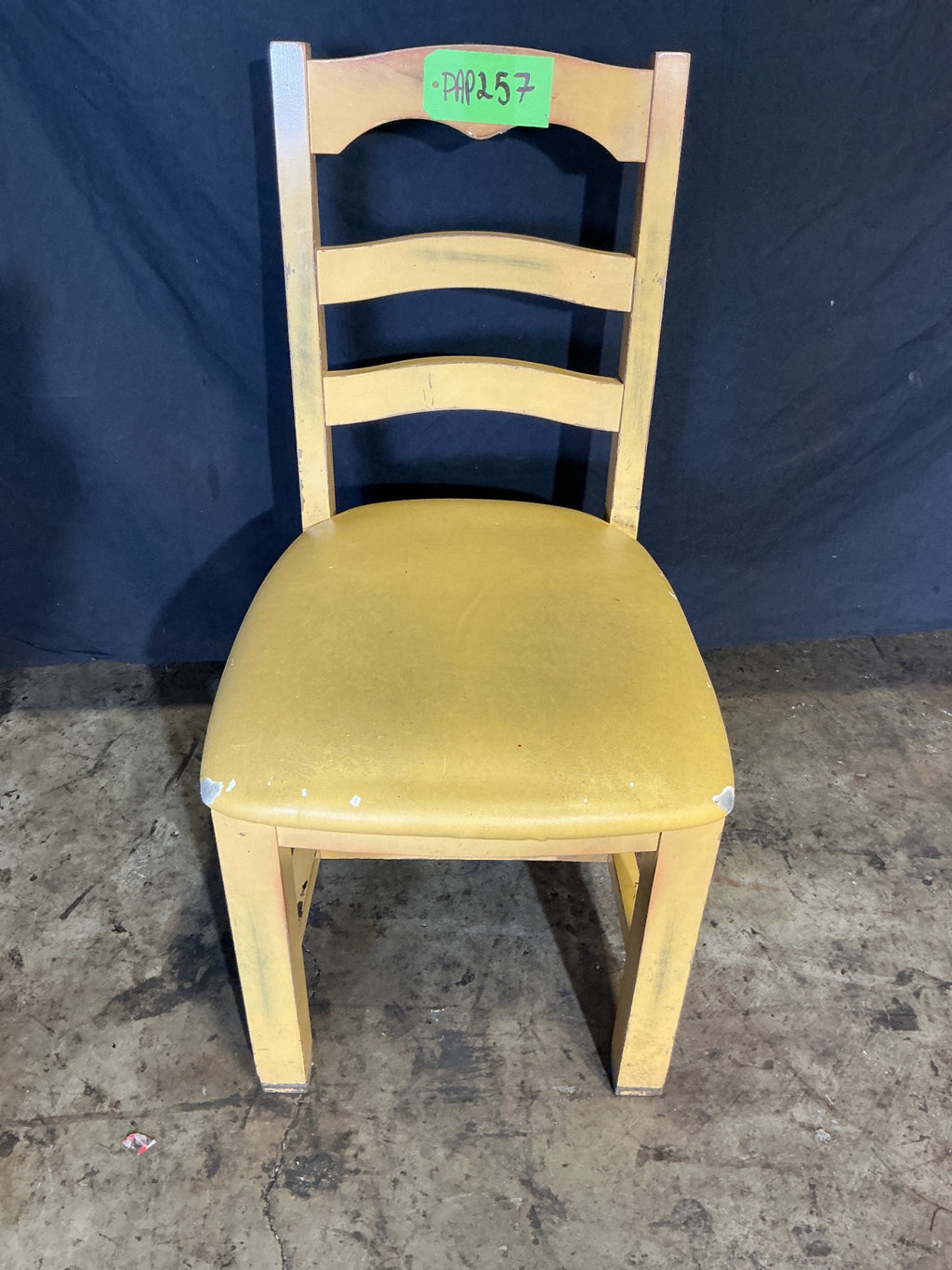 Caribbean Yellow Wood Colored Dining Chair