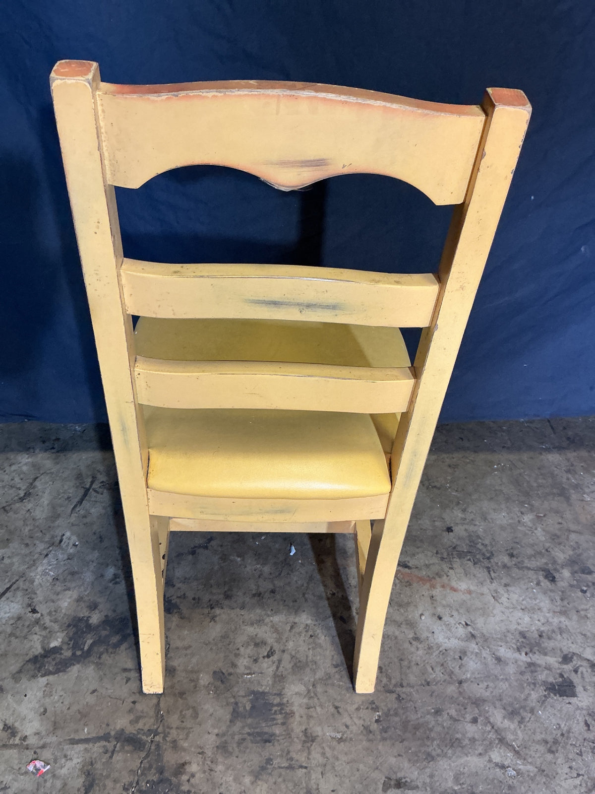 Caribbean Yellow Wood Colored Dining Chair