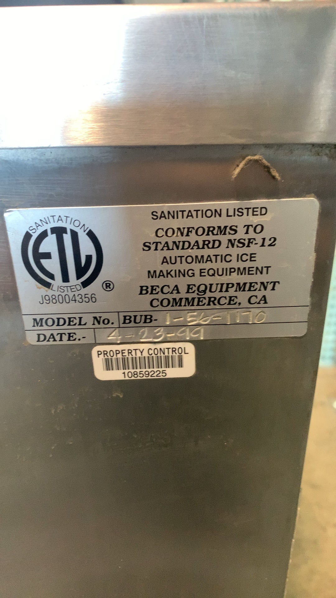 Scotsman CME1356AS-3A Modular Ice Maker Head, with BECA BUB-1-50-T170 Ice Storage Bin Air-Cooled 208/230V 3 Phase Stainless Steel Exterior