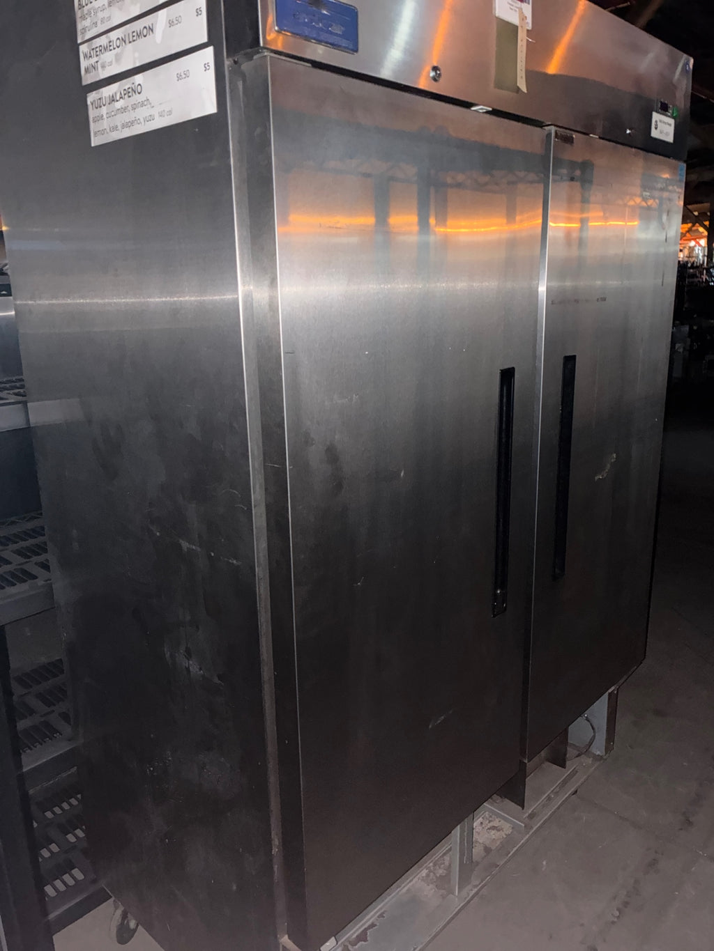 Arctic Air AR49E Refrigerator, Two Solid Swing Doors, Upright, Mobile