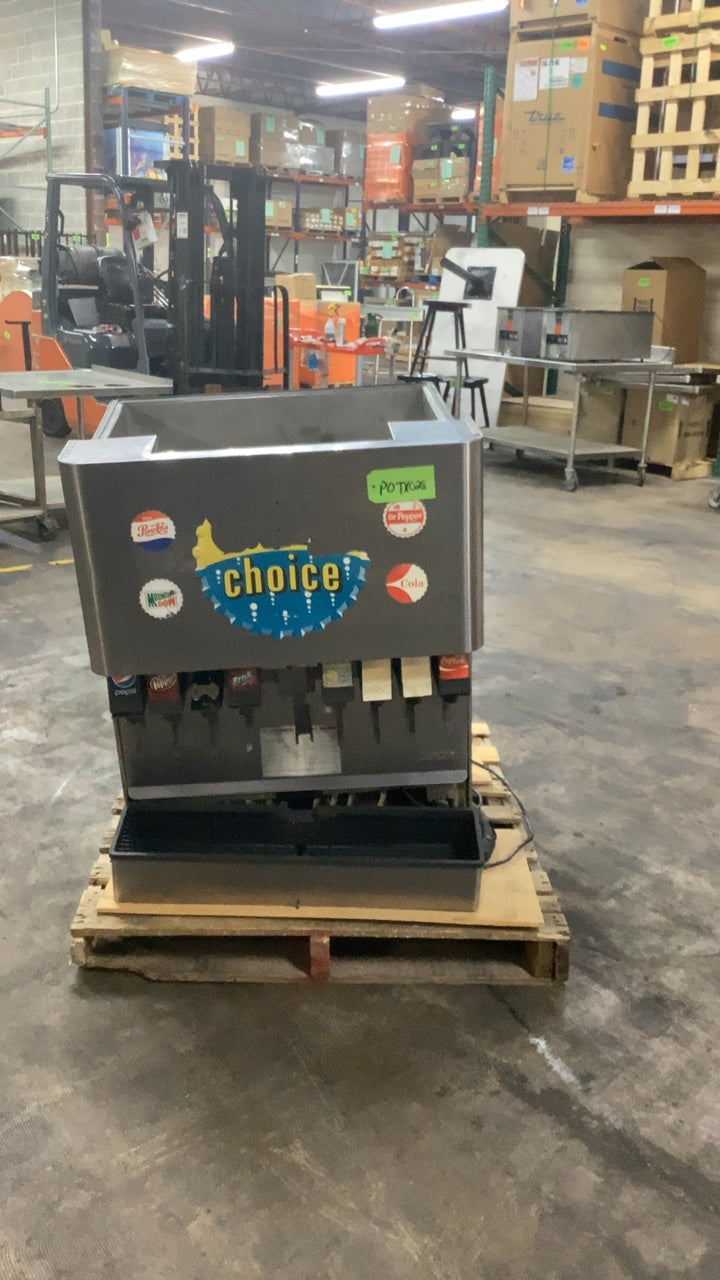 Lancer VLV-1481H-111-MED Ice Beverage Dispenser, 4500 Series 8-Valve