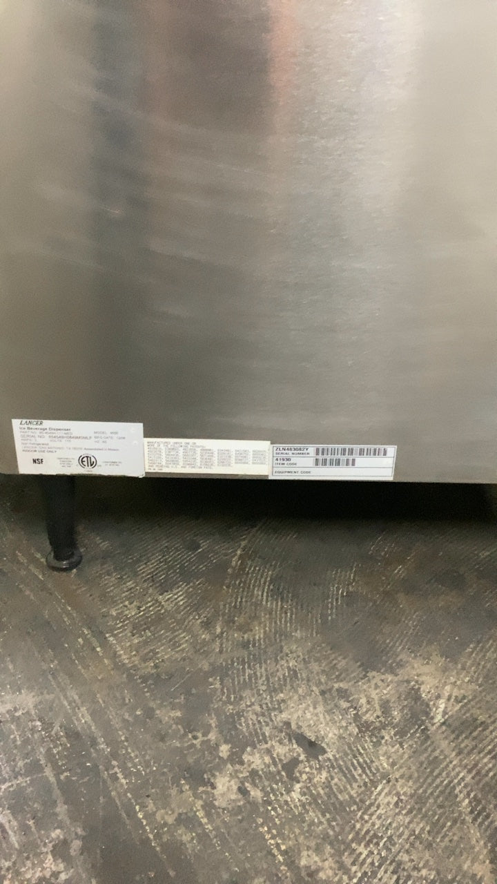 Lancer LAN-CE 1500 Soda Dispenser, Countertop Ice & Beverage 6 Valve Stainless Steel