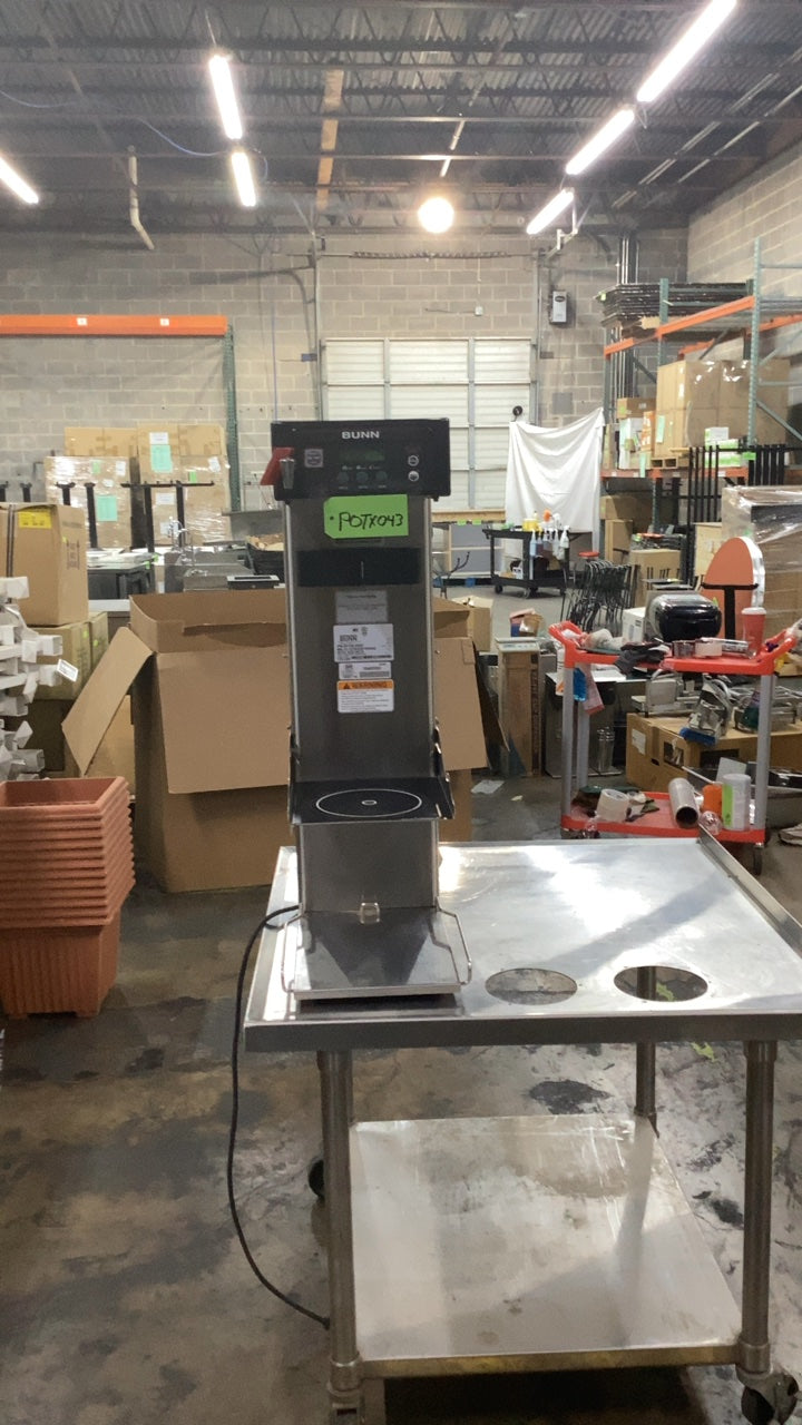 BUNN ITCB-DV 29TRK W/TRAY QTEAFNL Coffee Brewer, Commercial Infusion Stainless Steel Digital Control